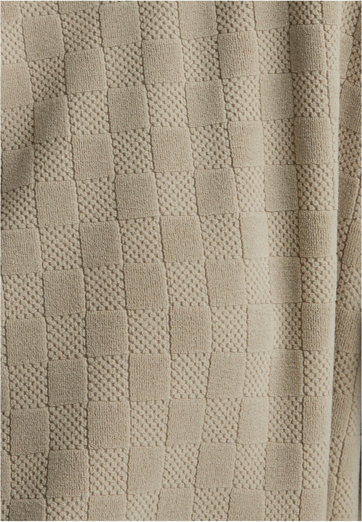 UC Ladies Felpa con cappuccio Jacquard Velvet Oversized unionbeige