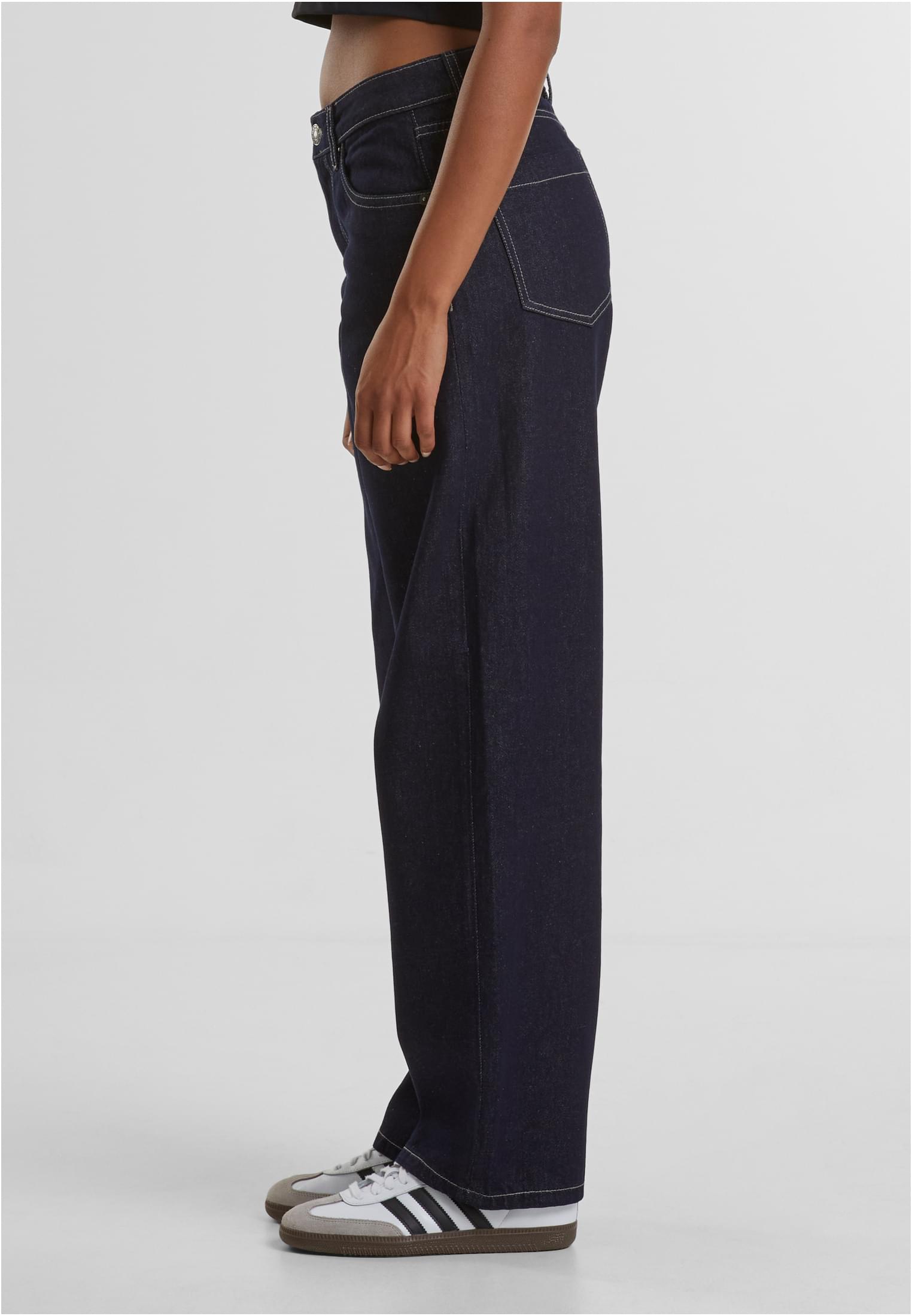 Urban Classics Jeans Mid Waist rinse washed