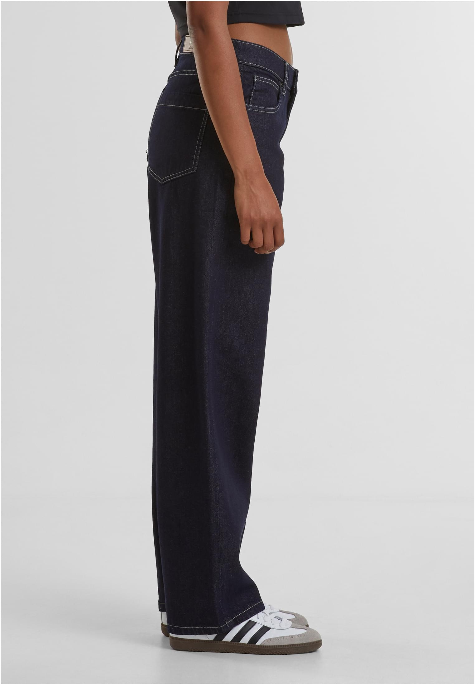 Urban Classics Jeans Mid Waist rinse washed