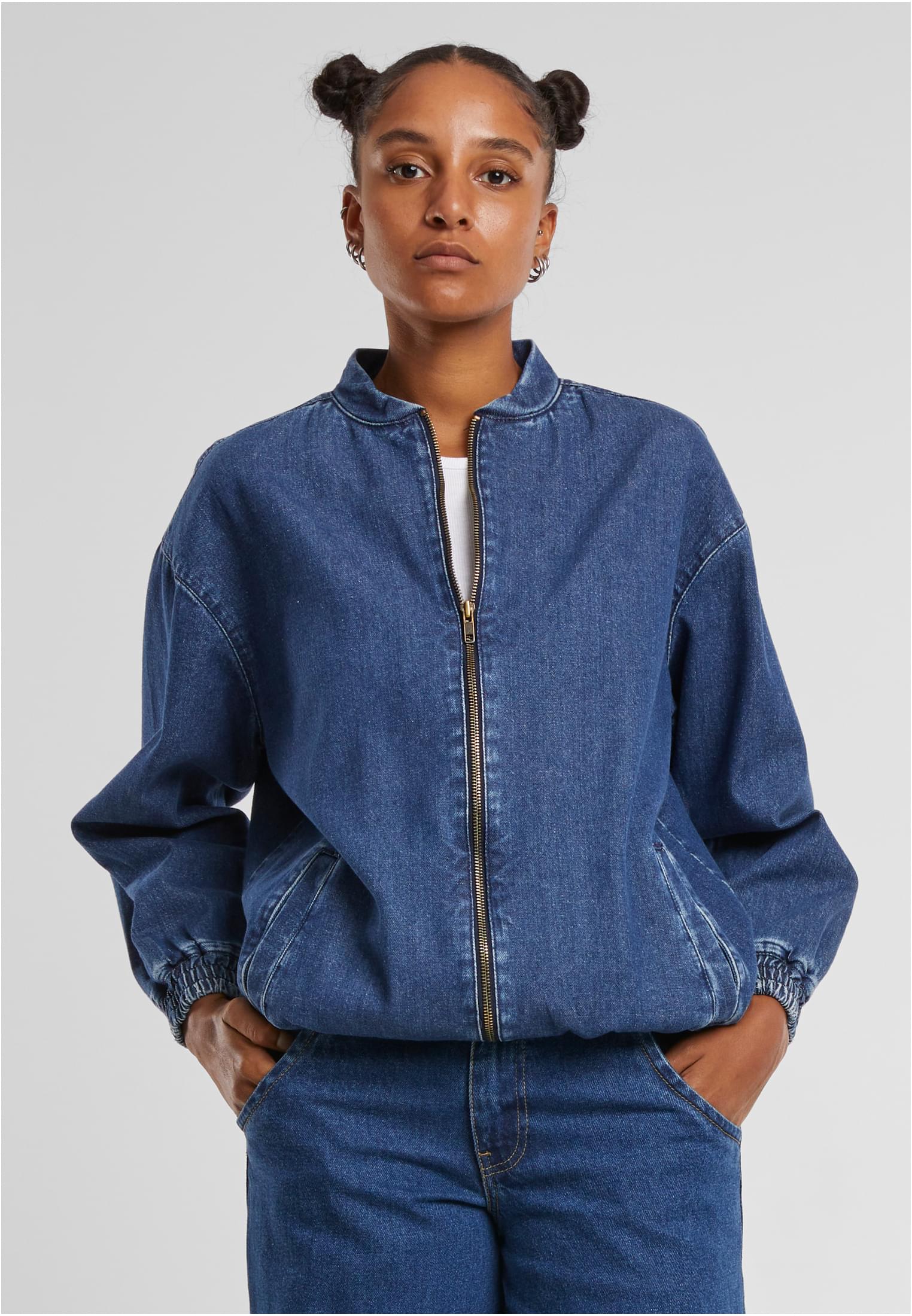 Urban Classics Giacca Oversized Skater mid washed