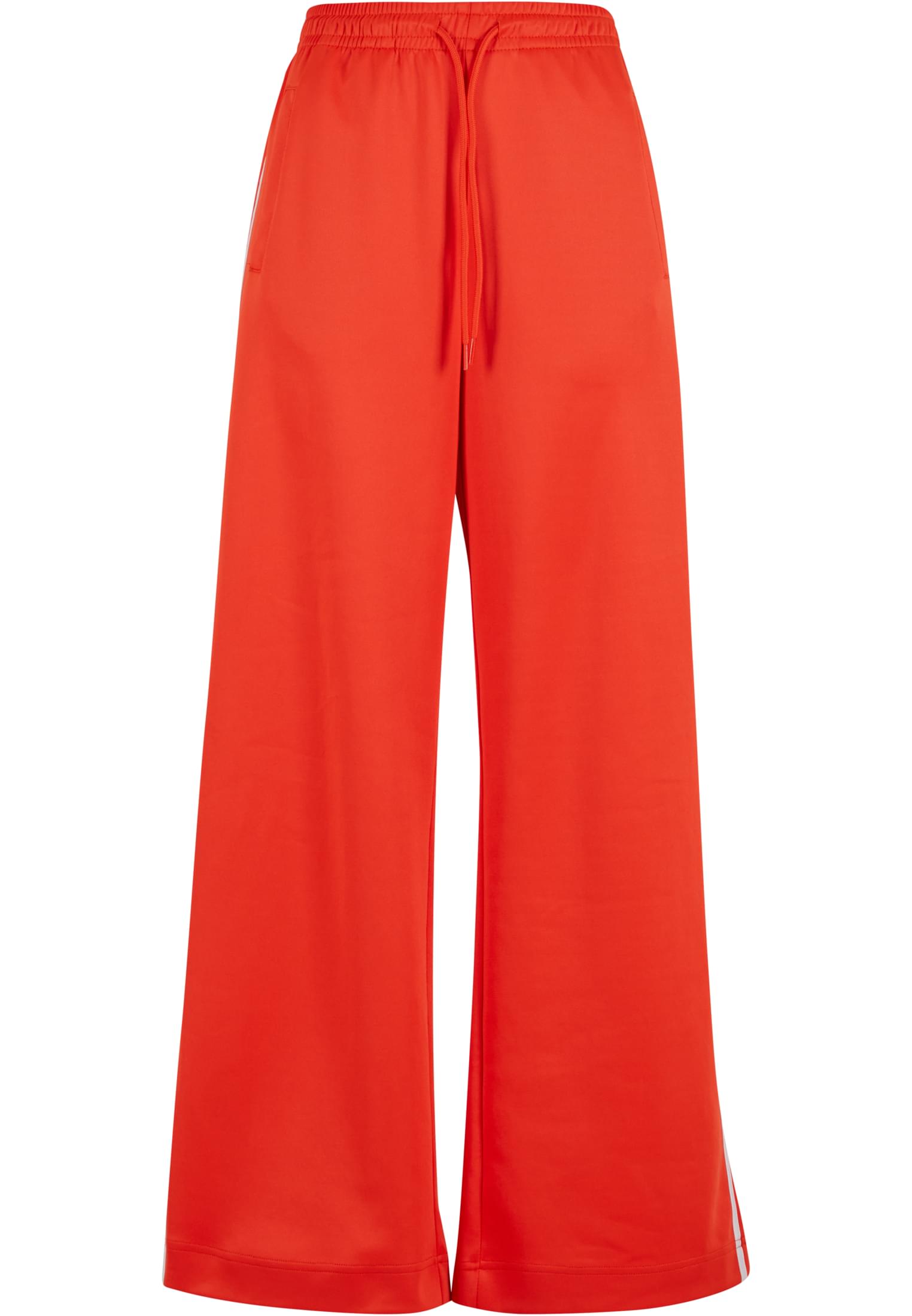 Urban Classics Pantaloni Wide Leg Track signalred