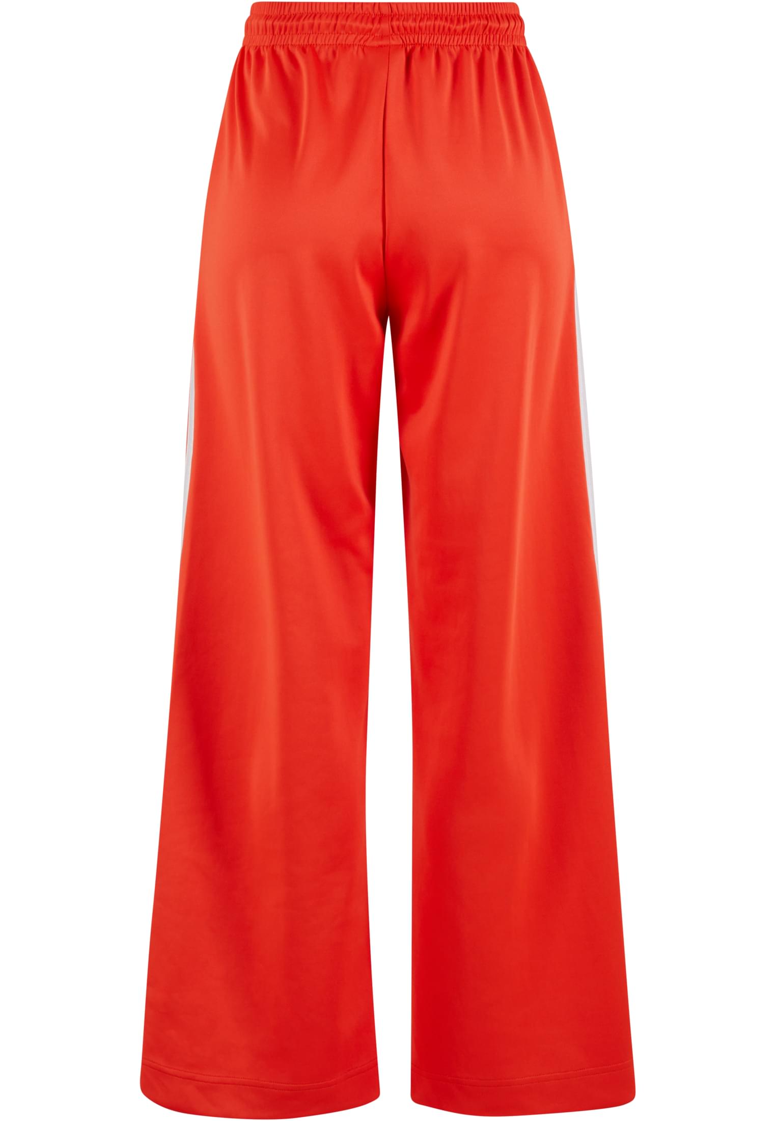 Urban Classics Pantaloni Wide Leg Track signalred