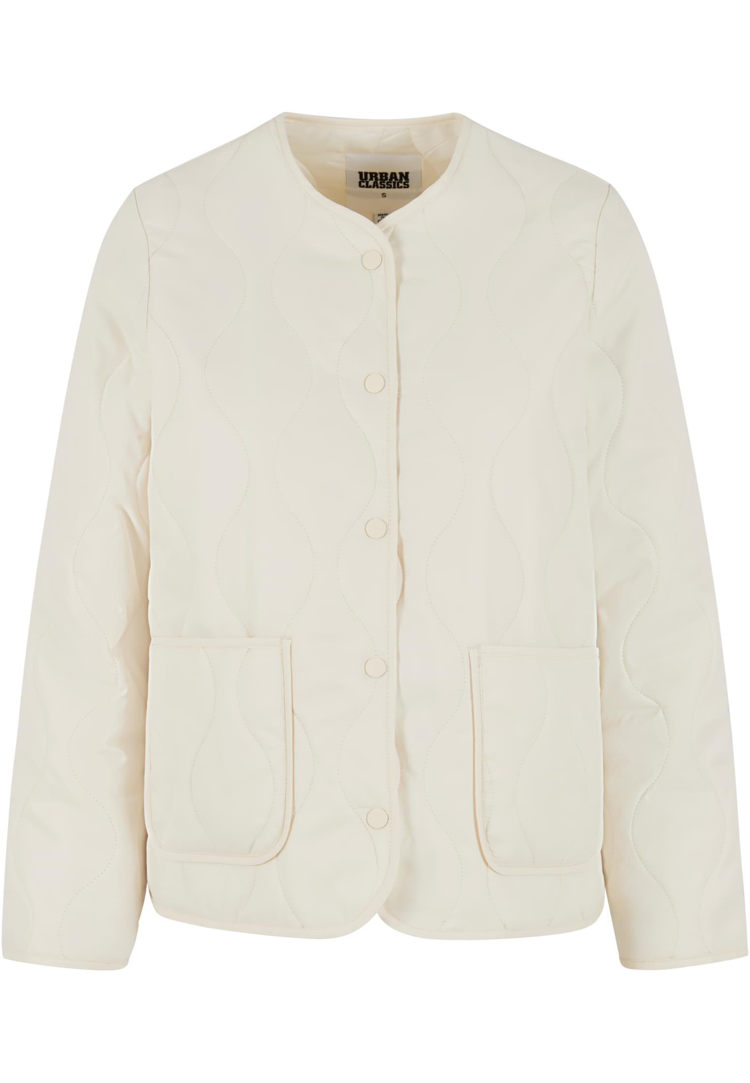 Urban Classics Giacca Quilted whitesand