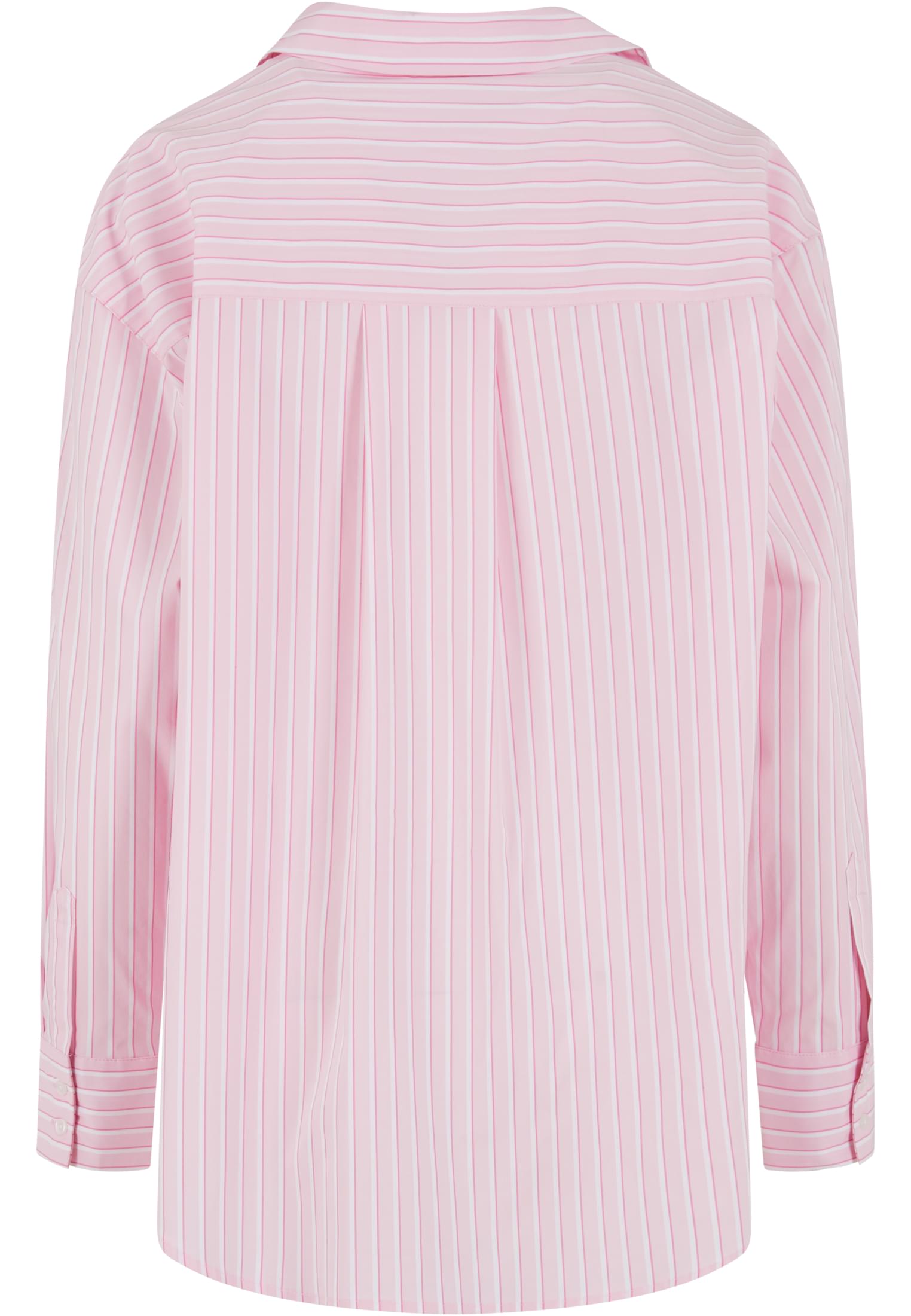 Urban Classics Blusa Oversized Striped softpink/white
