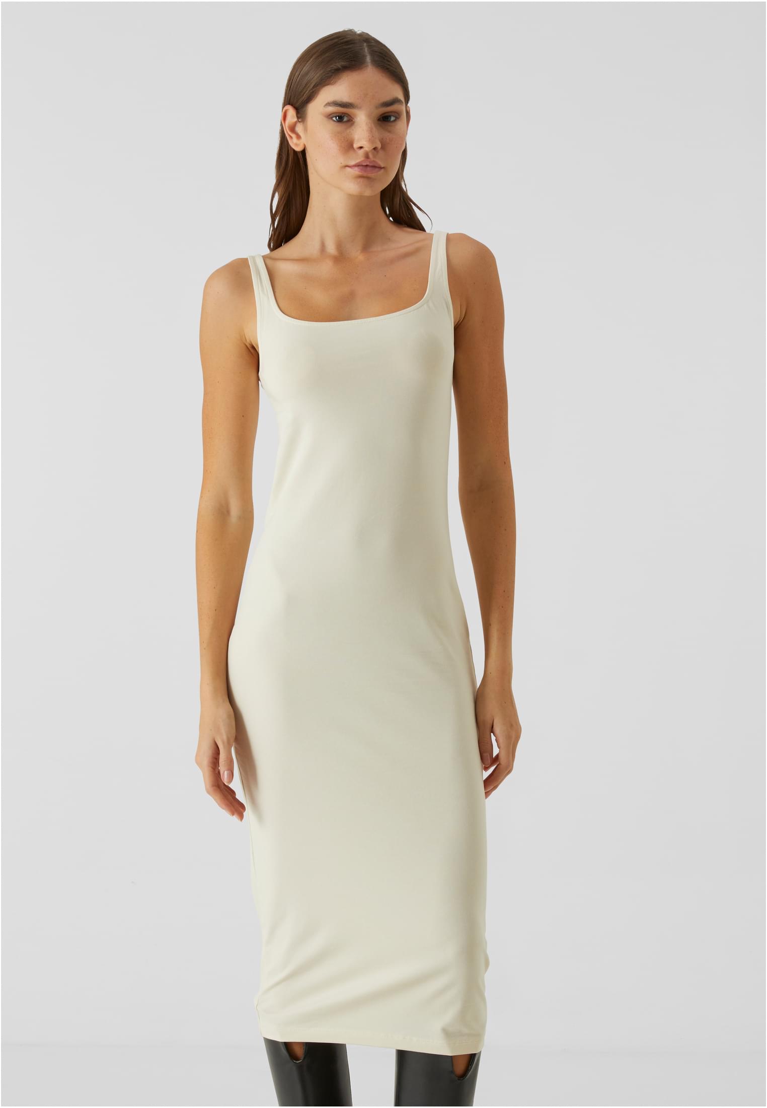 Urban Classics Abito Basic Long Cotton whitesand
