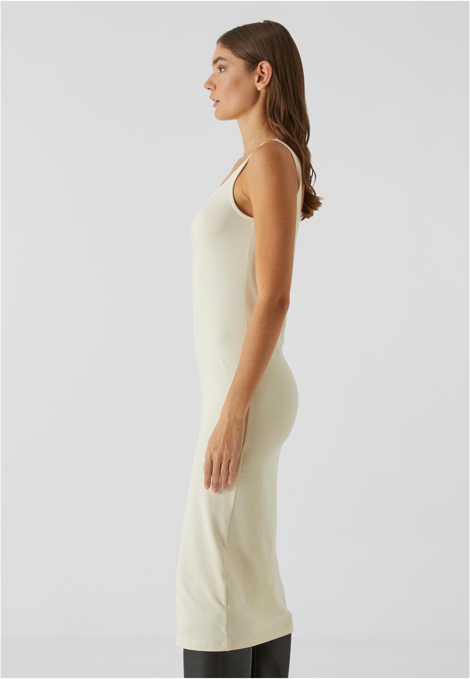 Urban Classics Abito Basic Long Cotton whitesand