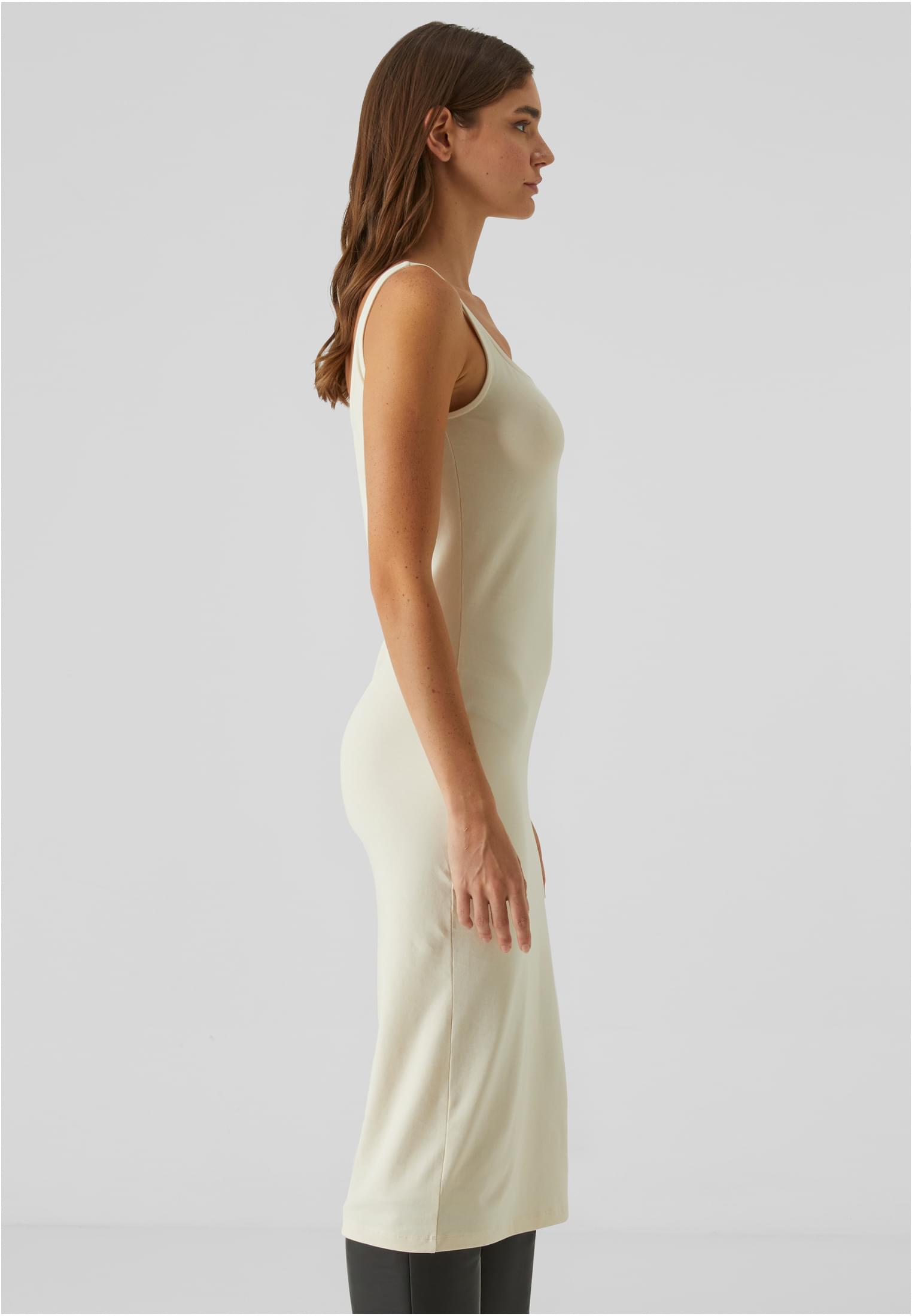 Urban Classics Abito Basic Long Cotton whitesand