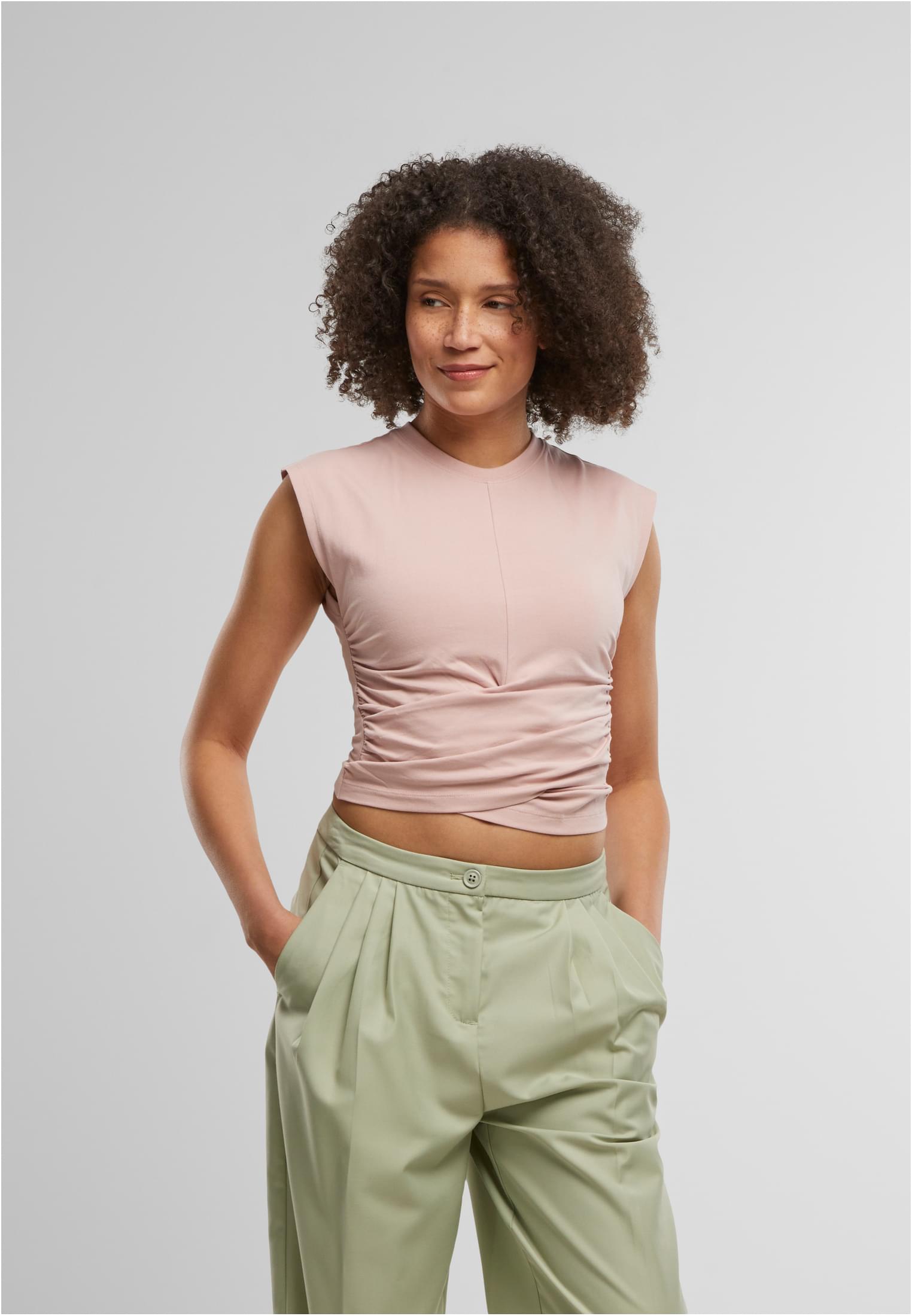 Urban Classics Pantaloni Wide Leg softsalvia