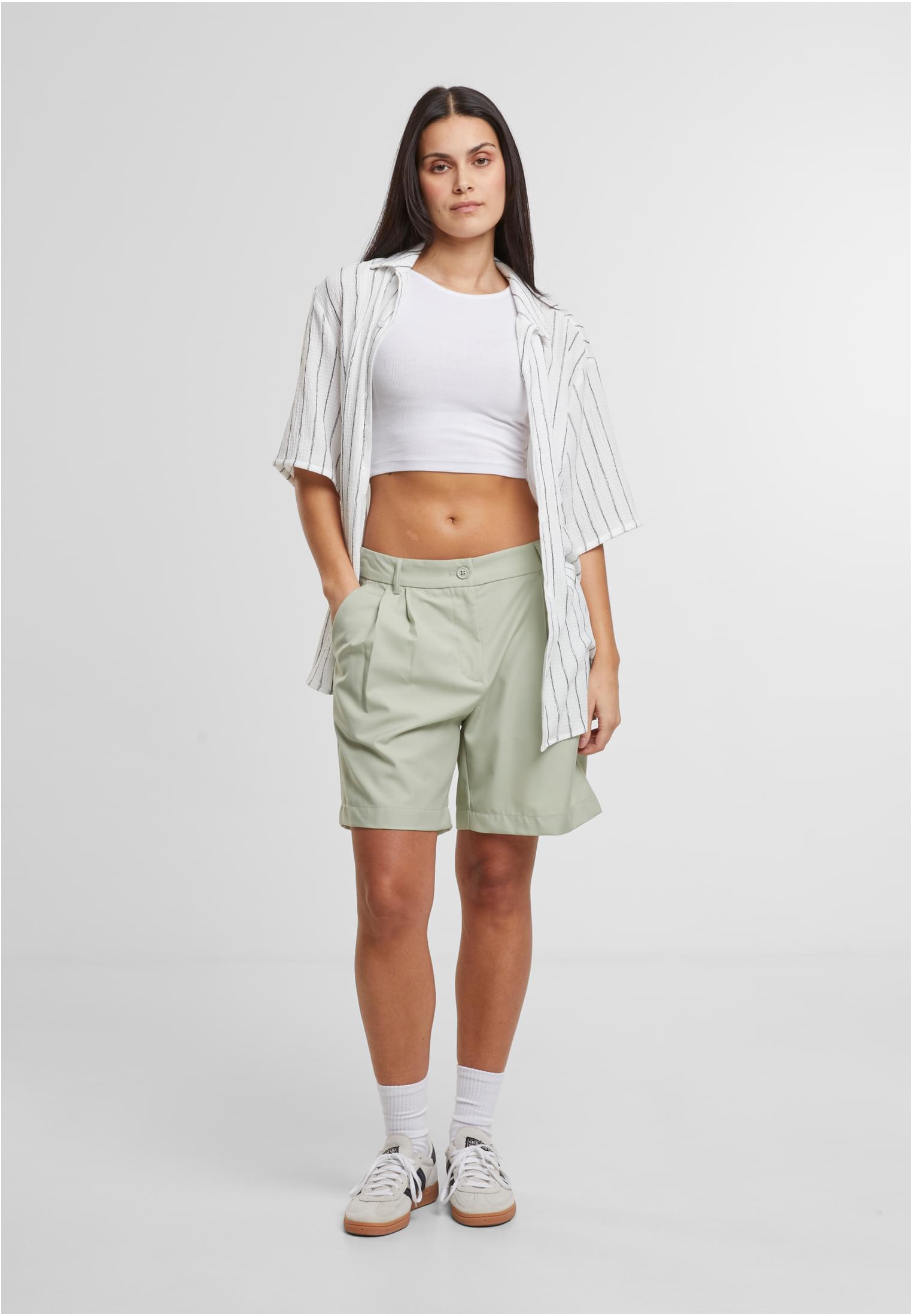 UC Ladies Pantaloncini Pleated Bermuda softsalvia