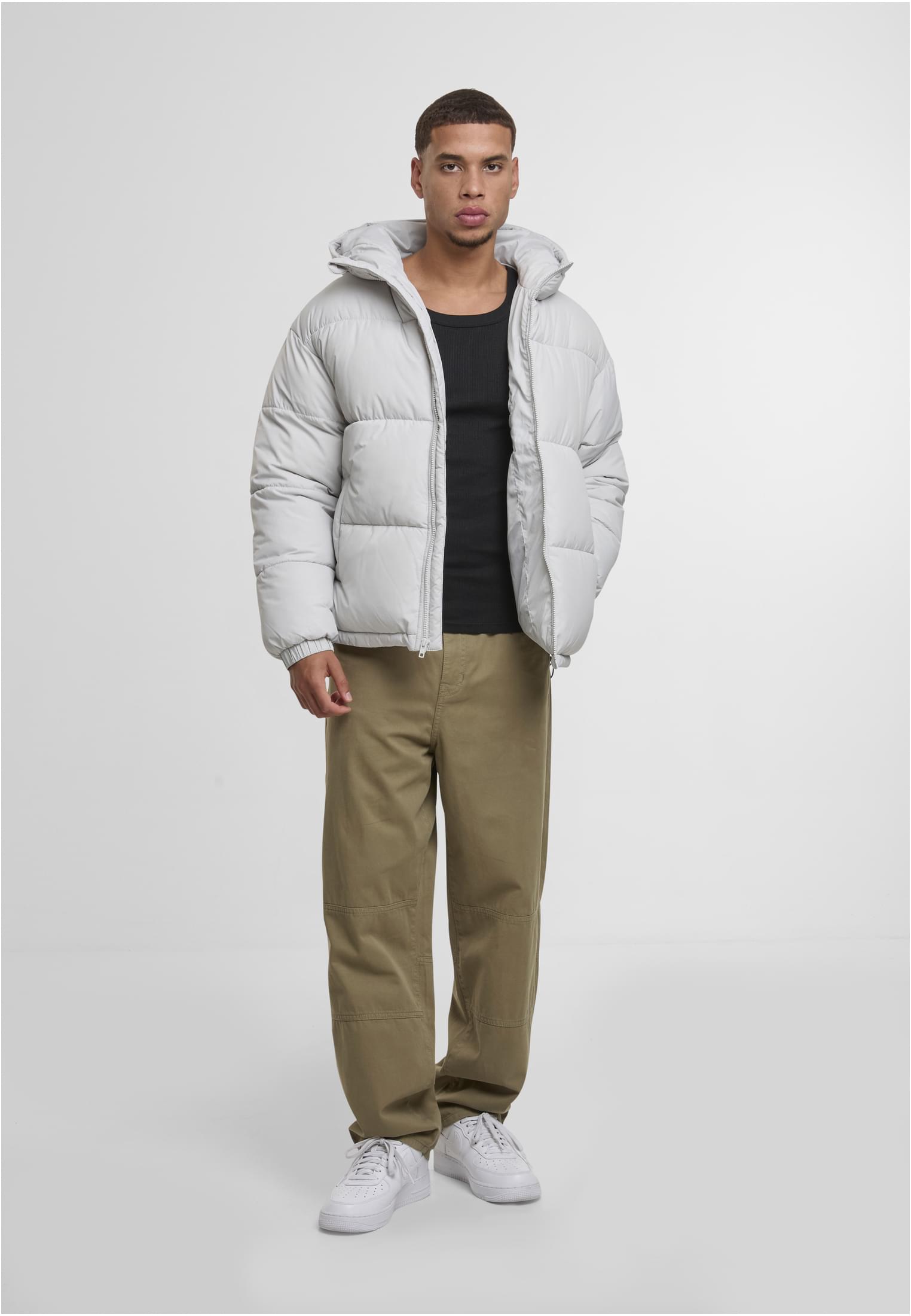 Urban Classics Giacca Basic With Hood lightasphalt