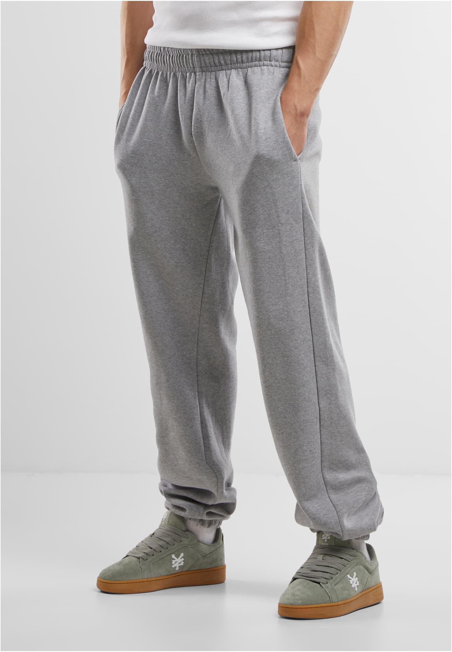UC Men Pantaloni della tuta Basic Loose heathergrey