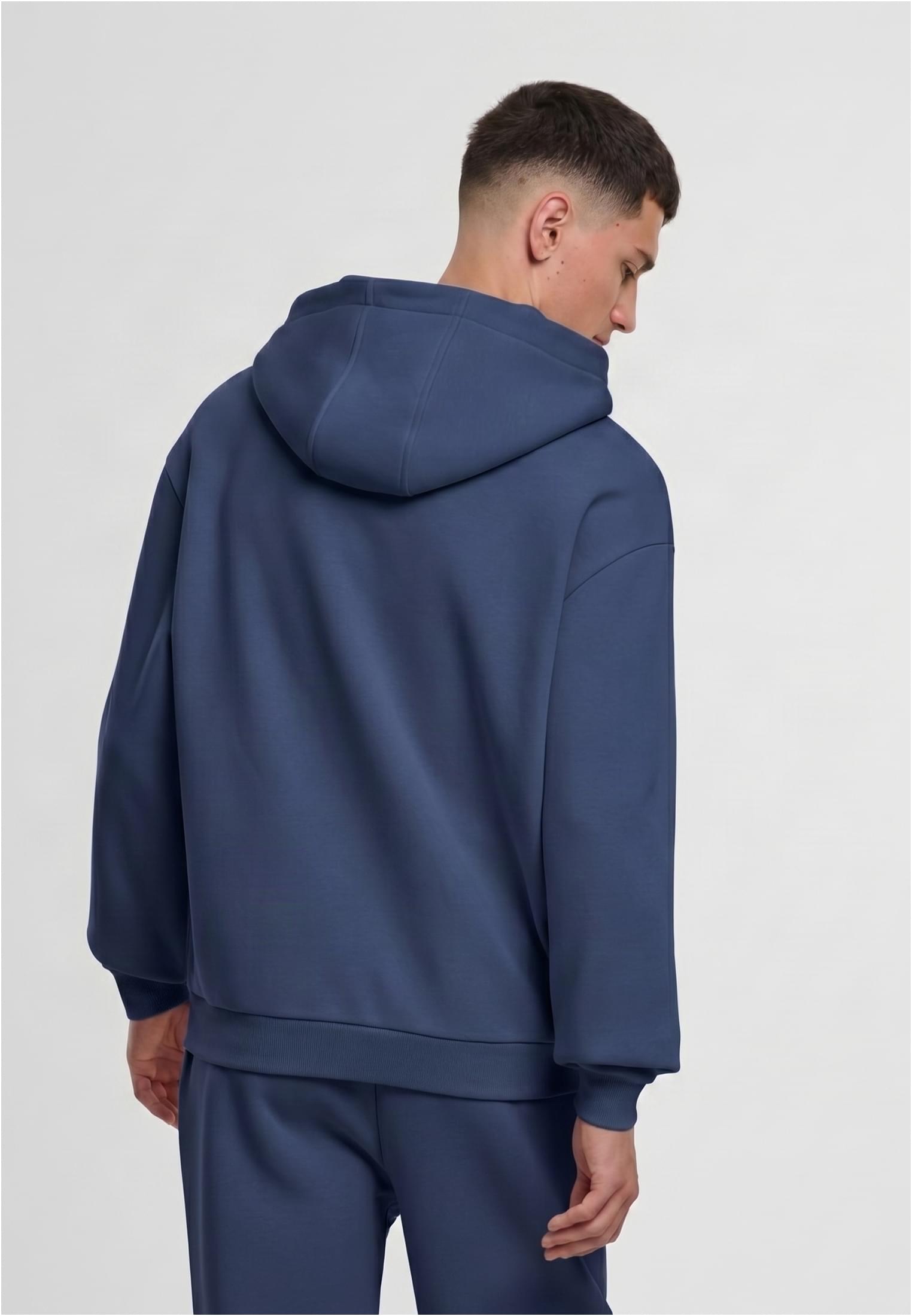 Urban Classics Felpa con cappuccio Fluffy Zip lightnavy