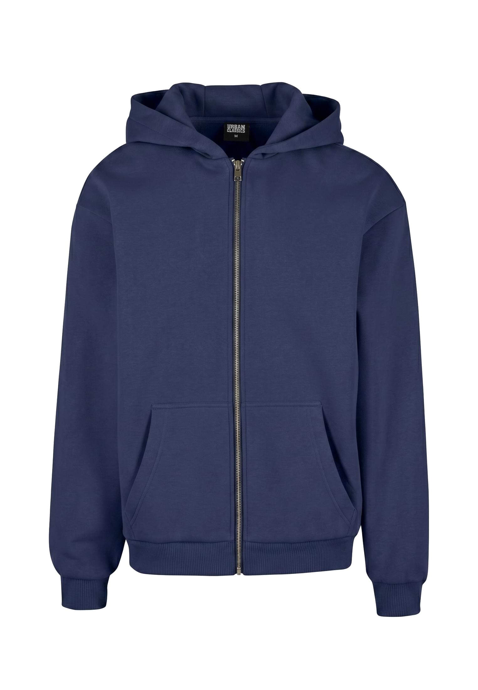 Urban Classics Felpa con cappuccio Fluffy Zip lightnavy