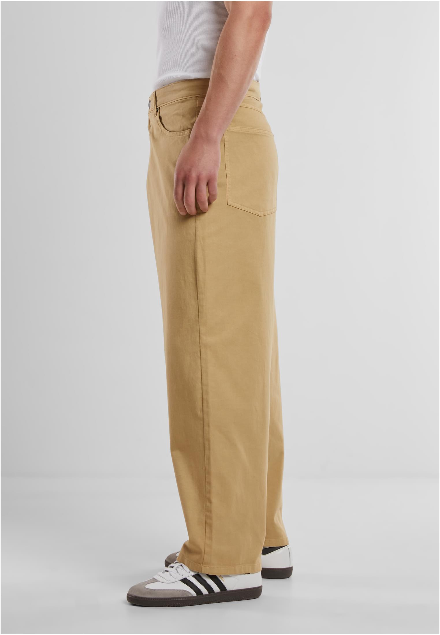 Urban Classics Pantaloni Tapered Twill Baggy unionbeige