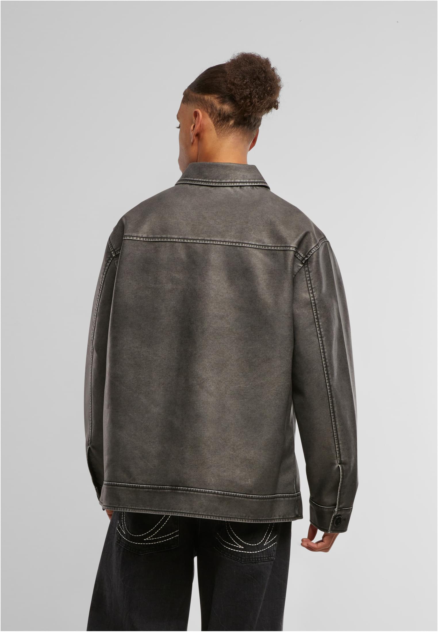 Urban Classics Camicia Synthetic Vintage Leather