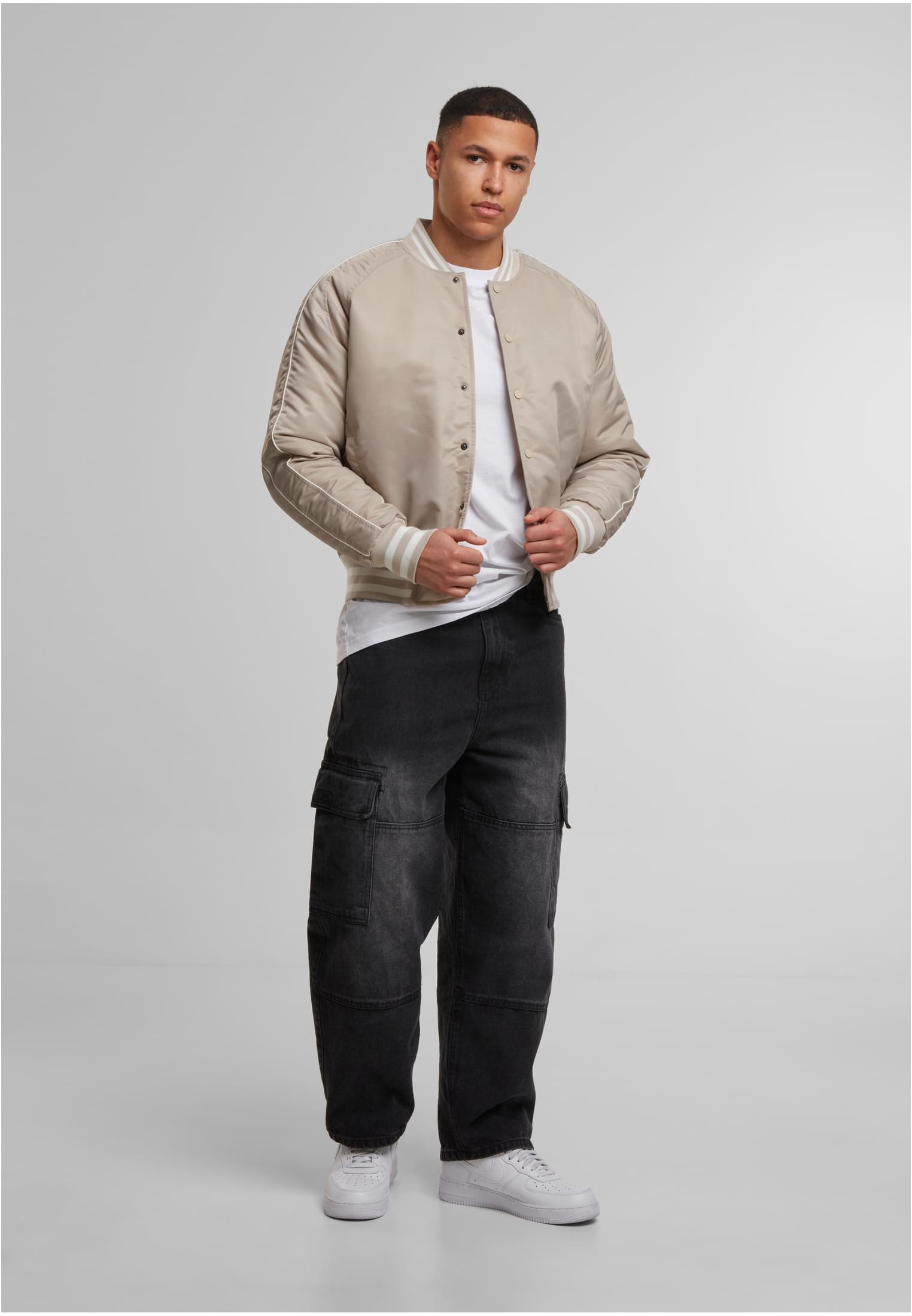 Urban Classics Giacca Racer chalkdust