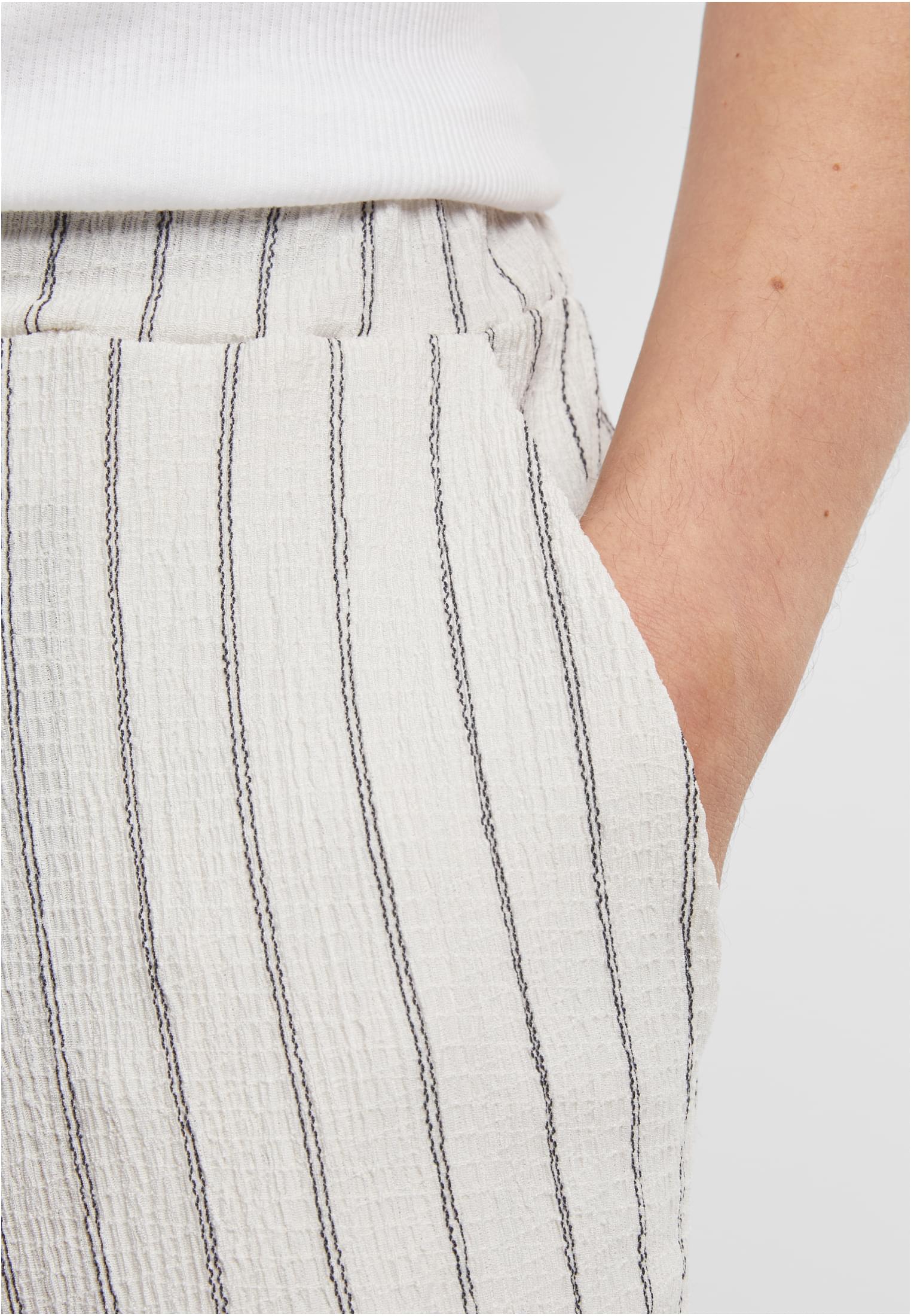 Urban Classics Pantaloni Striped Crinkle Resort