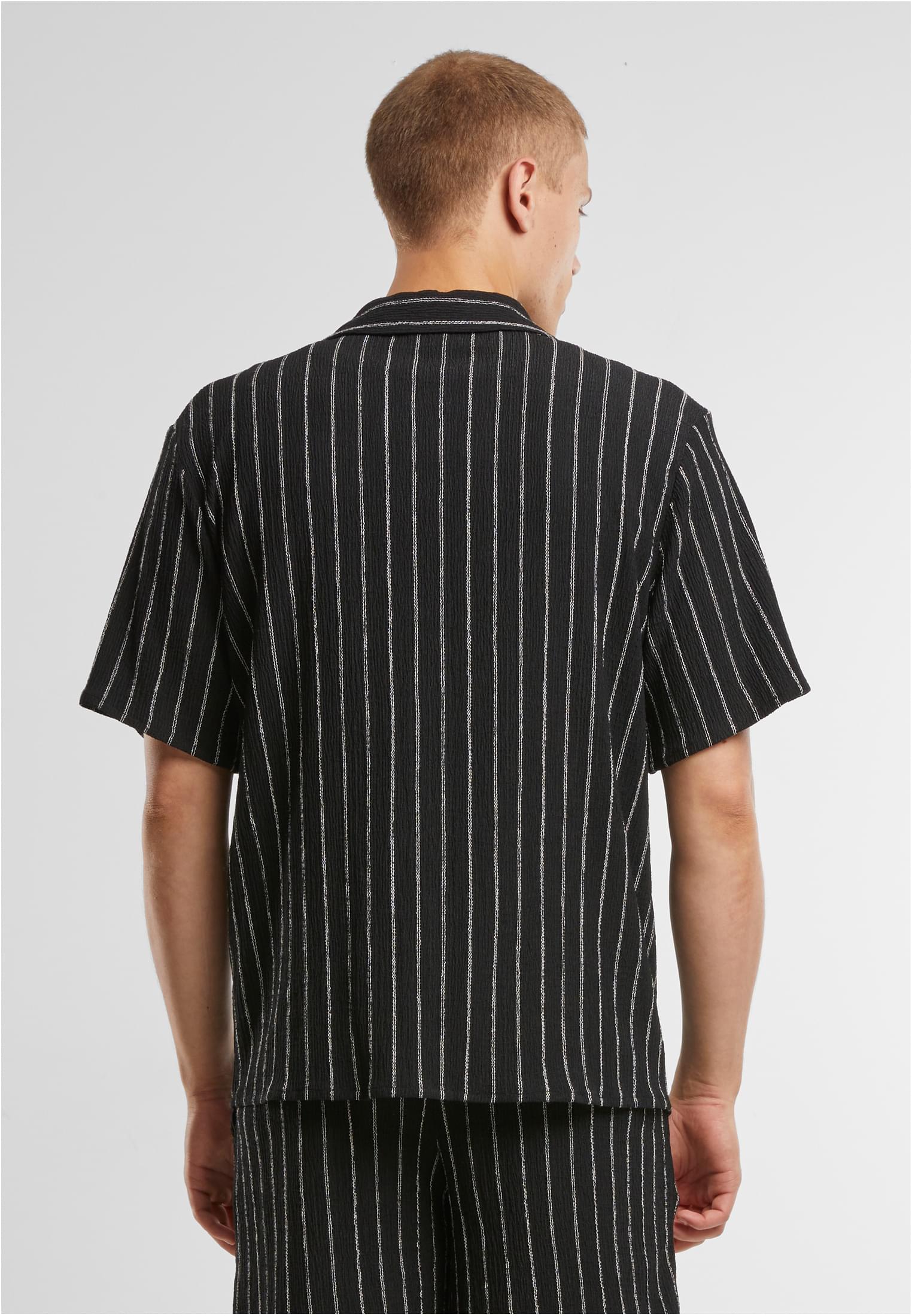 Urban Classics Camicia Striped Crinkle Resort