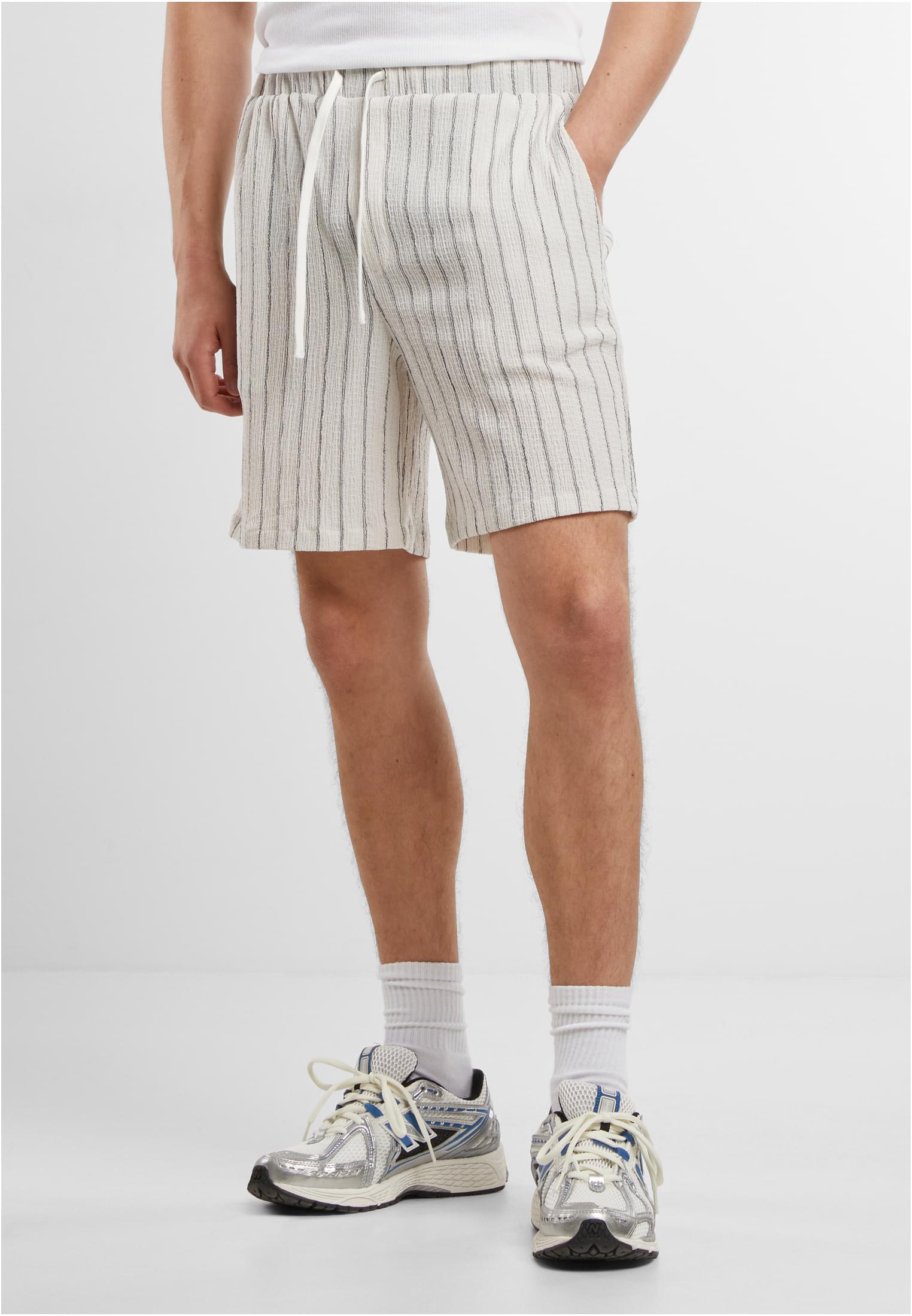 UC Men Pantaloncini Striped Crinkle Resort