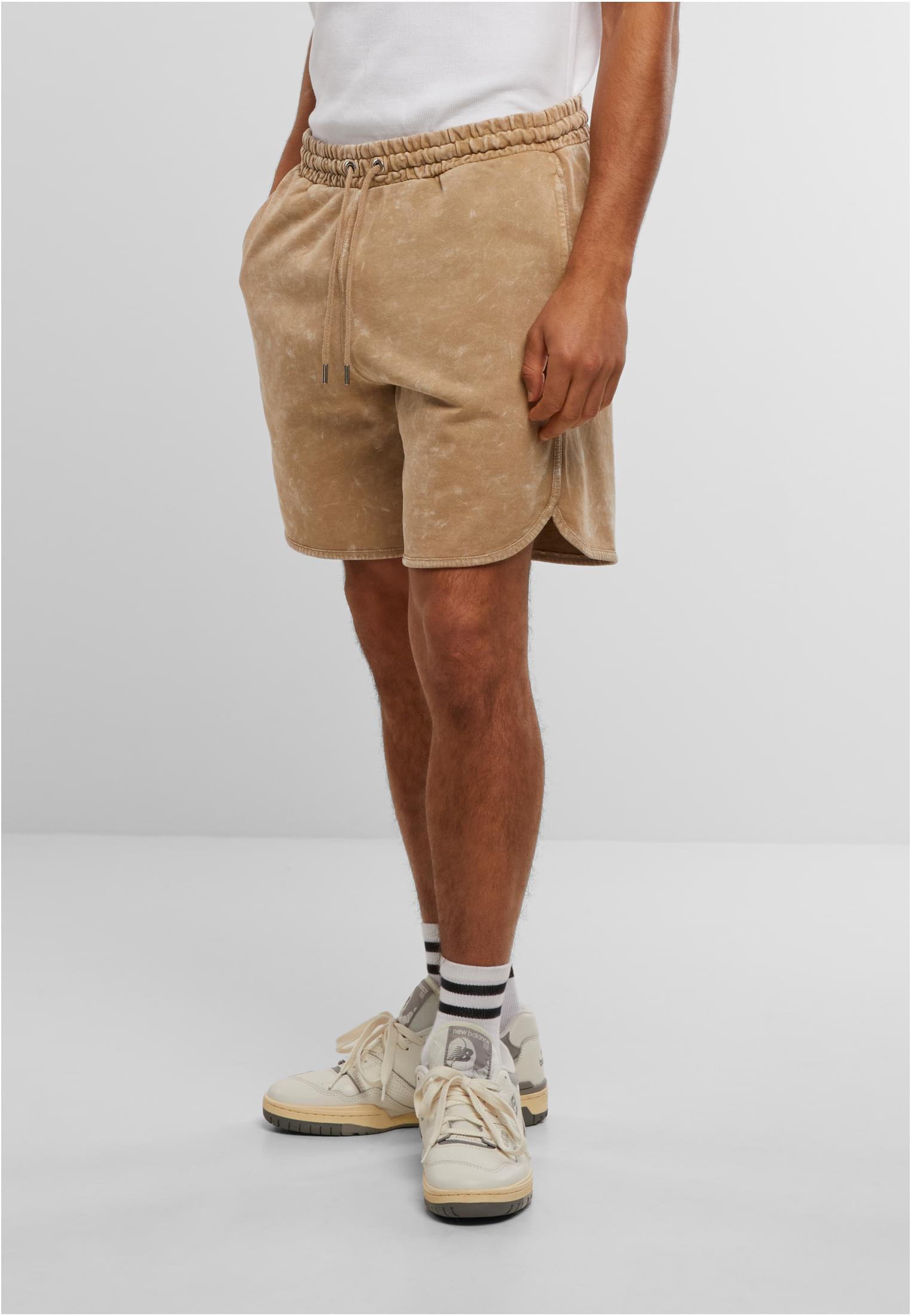 UC Men Pantaloncini Washed Piped unionbeige