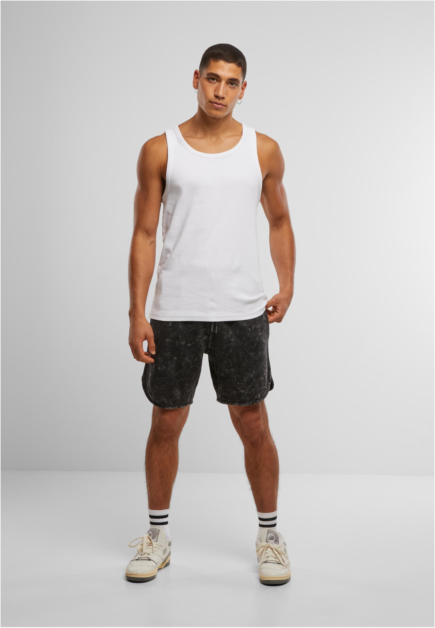 UC Men Pantaloncini Washed Piped