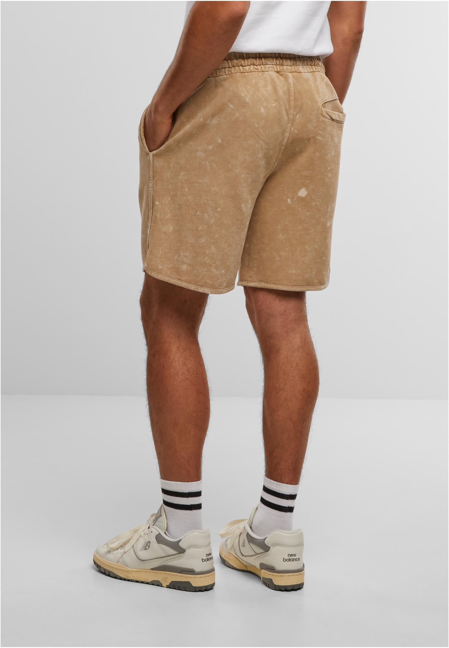 UC Men Pantaloncini Washed Piped unionbeige