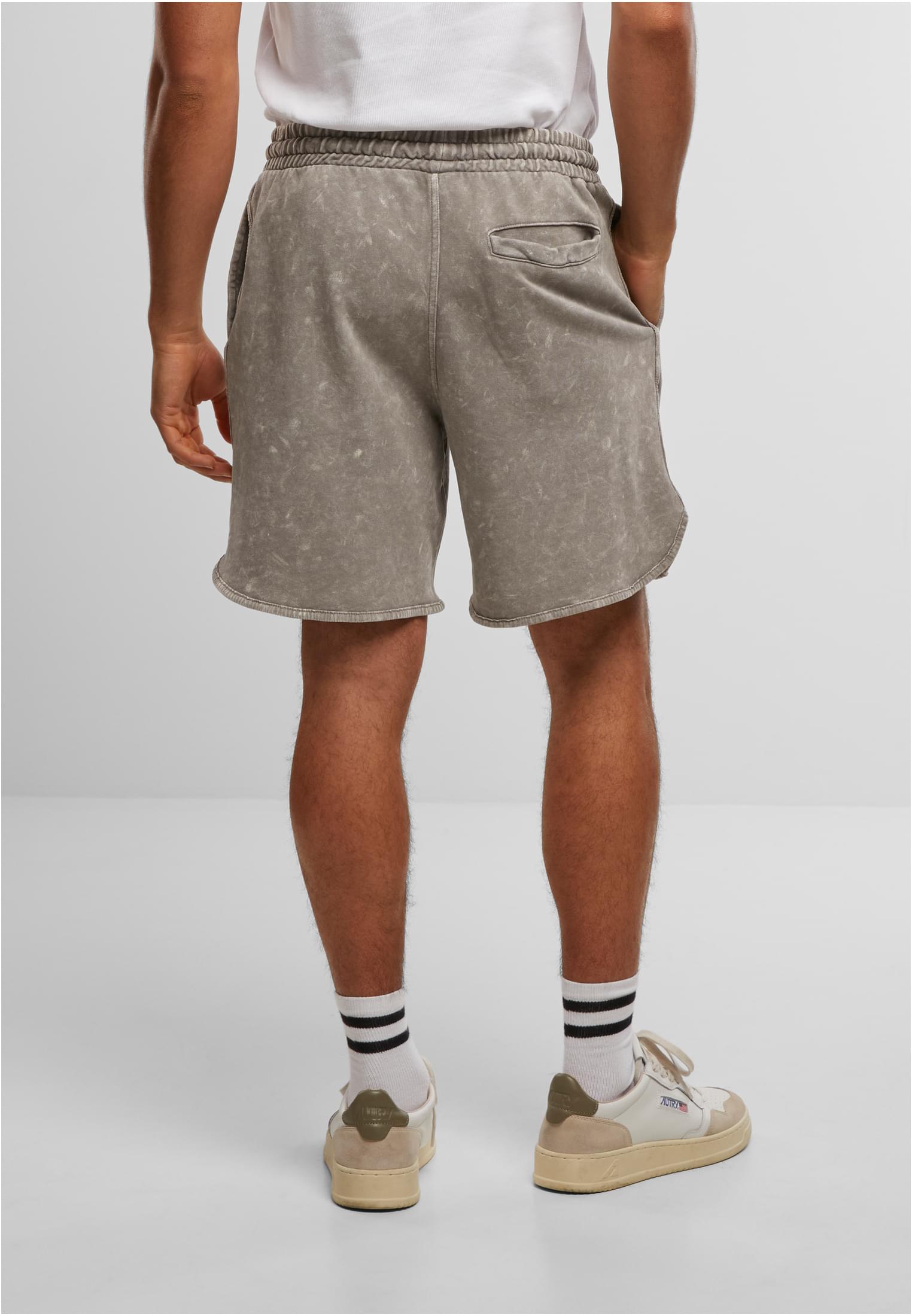 Urban Classics Pantaloncini Washed Piped steelgrey