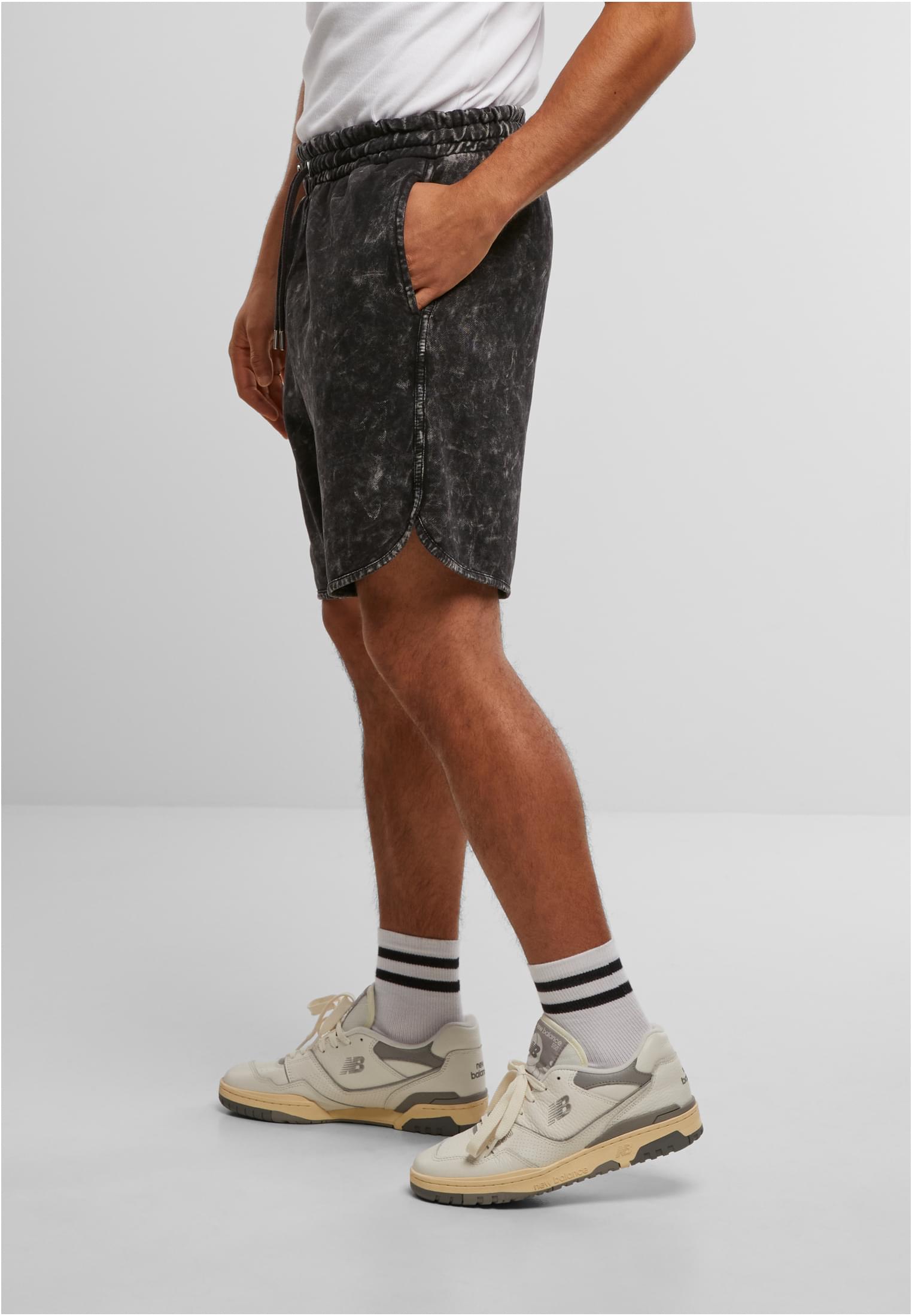 UC Men Pantaloncini Washed Piped