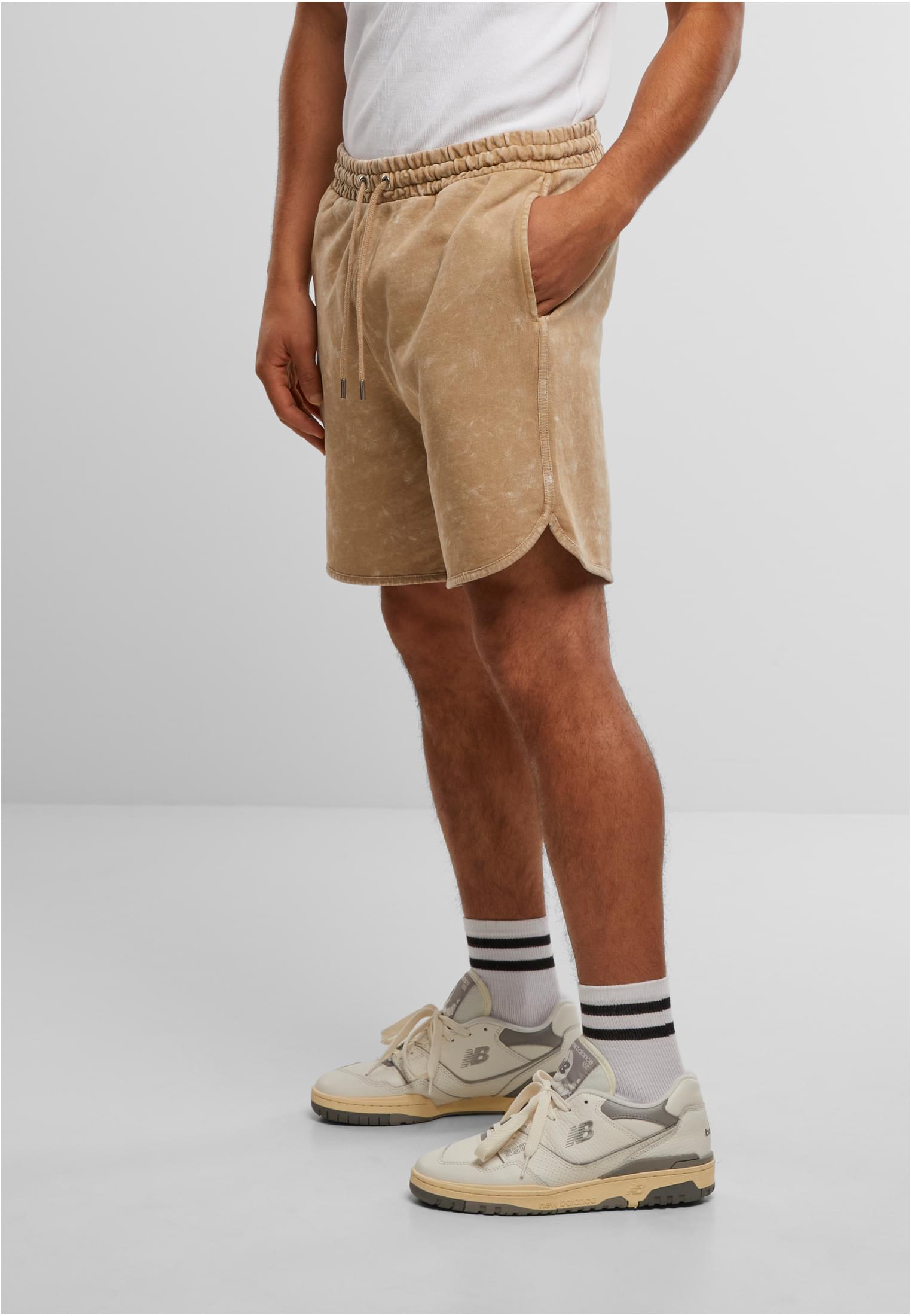 UC Men Pantaloncini Washed Piped unionbeige