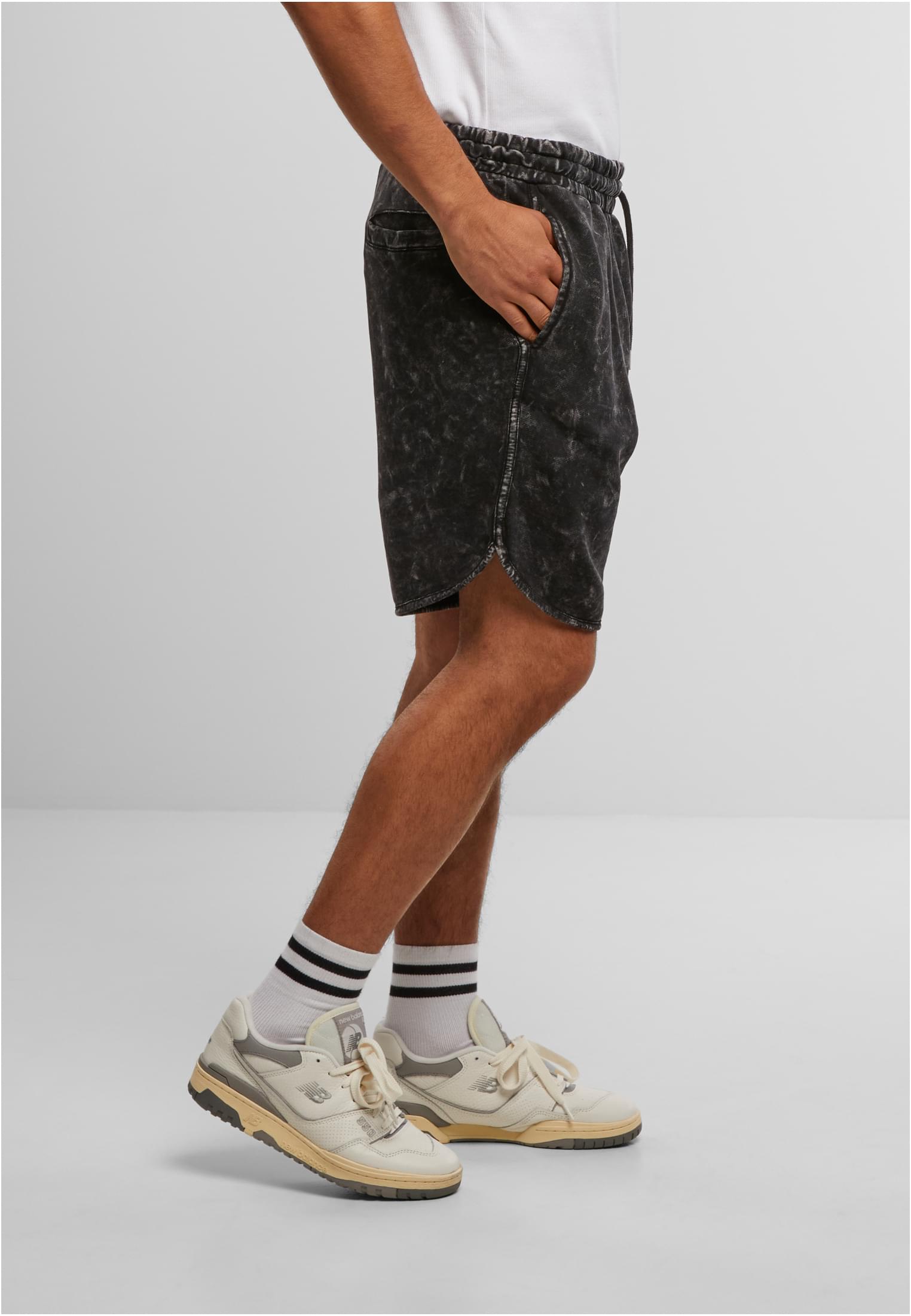 UC Men Pantaloncini Washed Piped