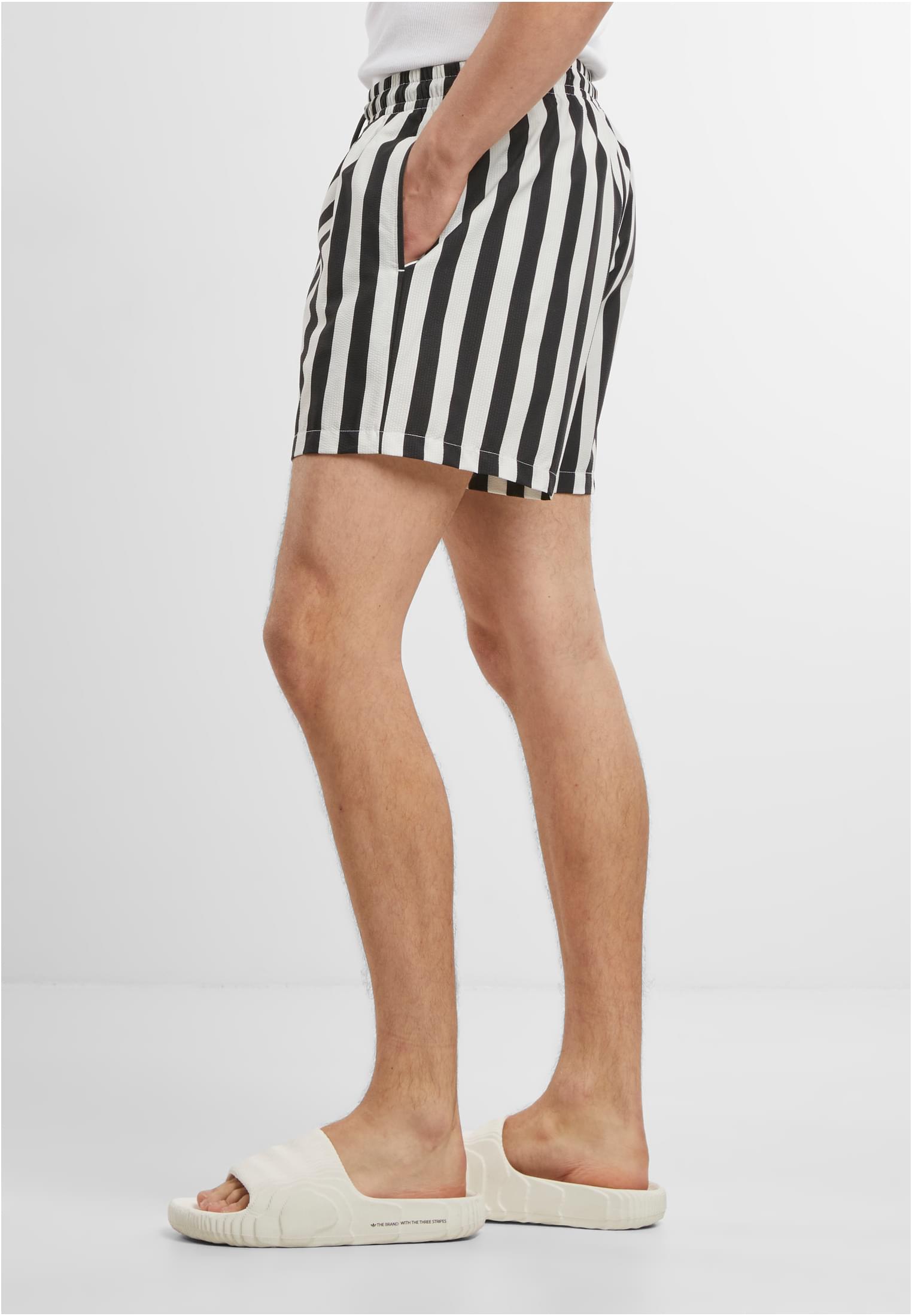UC Men Pantaloncini Striped Seersucker Swim