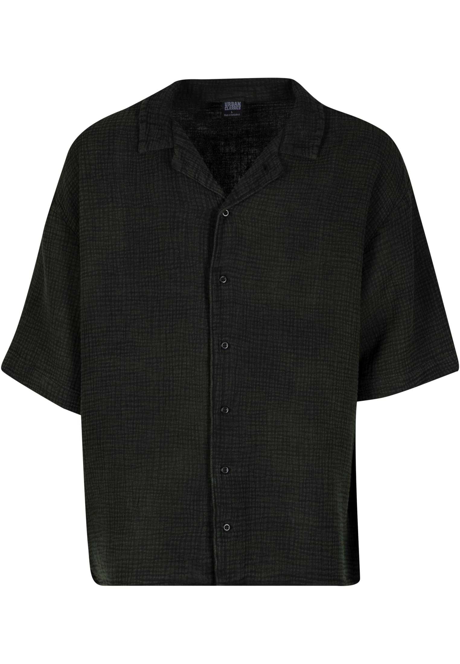 UC Men Camicia Acid Washed Musselin trueolive