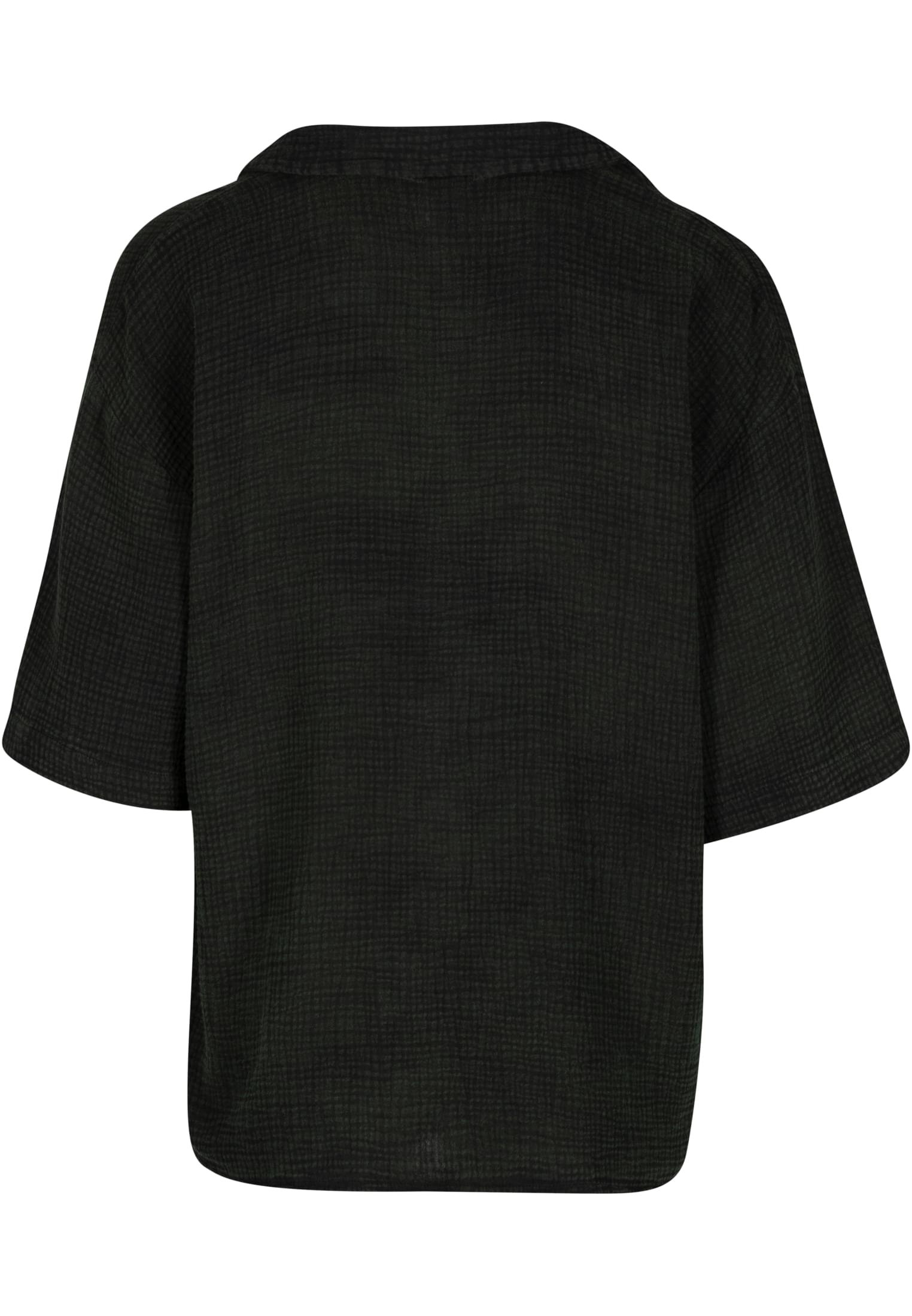 UC Men Camicia Acid Washed Musselin trueolive