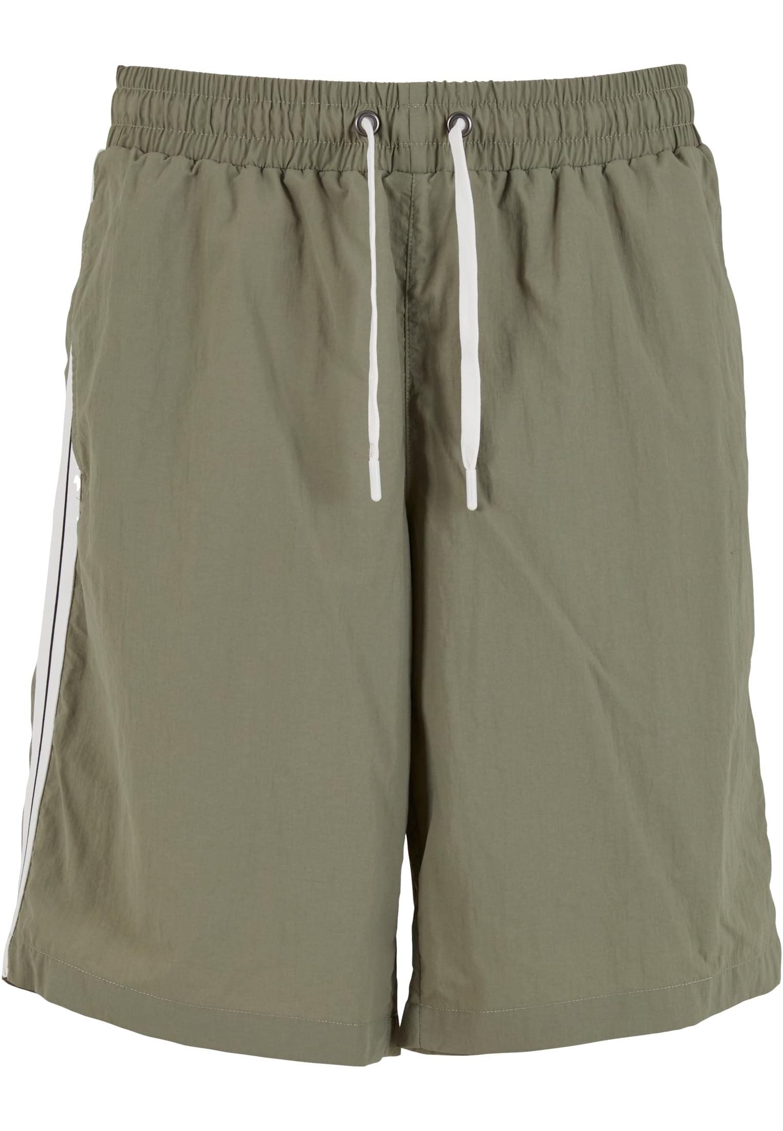 Urban Classics Pantaloncini Board With Patched Stripe paleolive