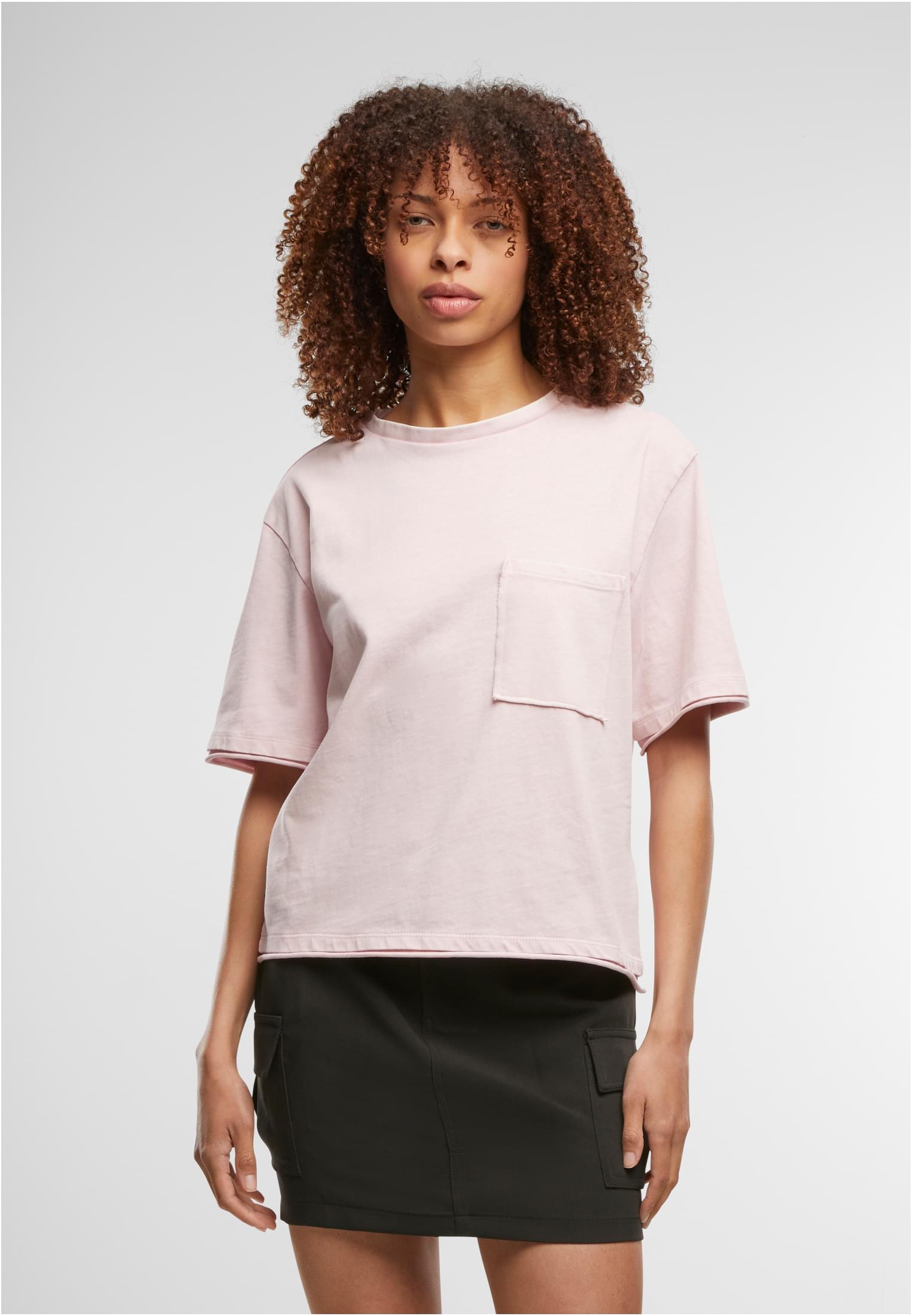 UC Ladies Camicia Washed Boxy blushedrose