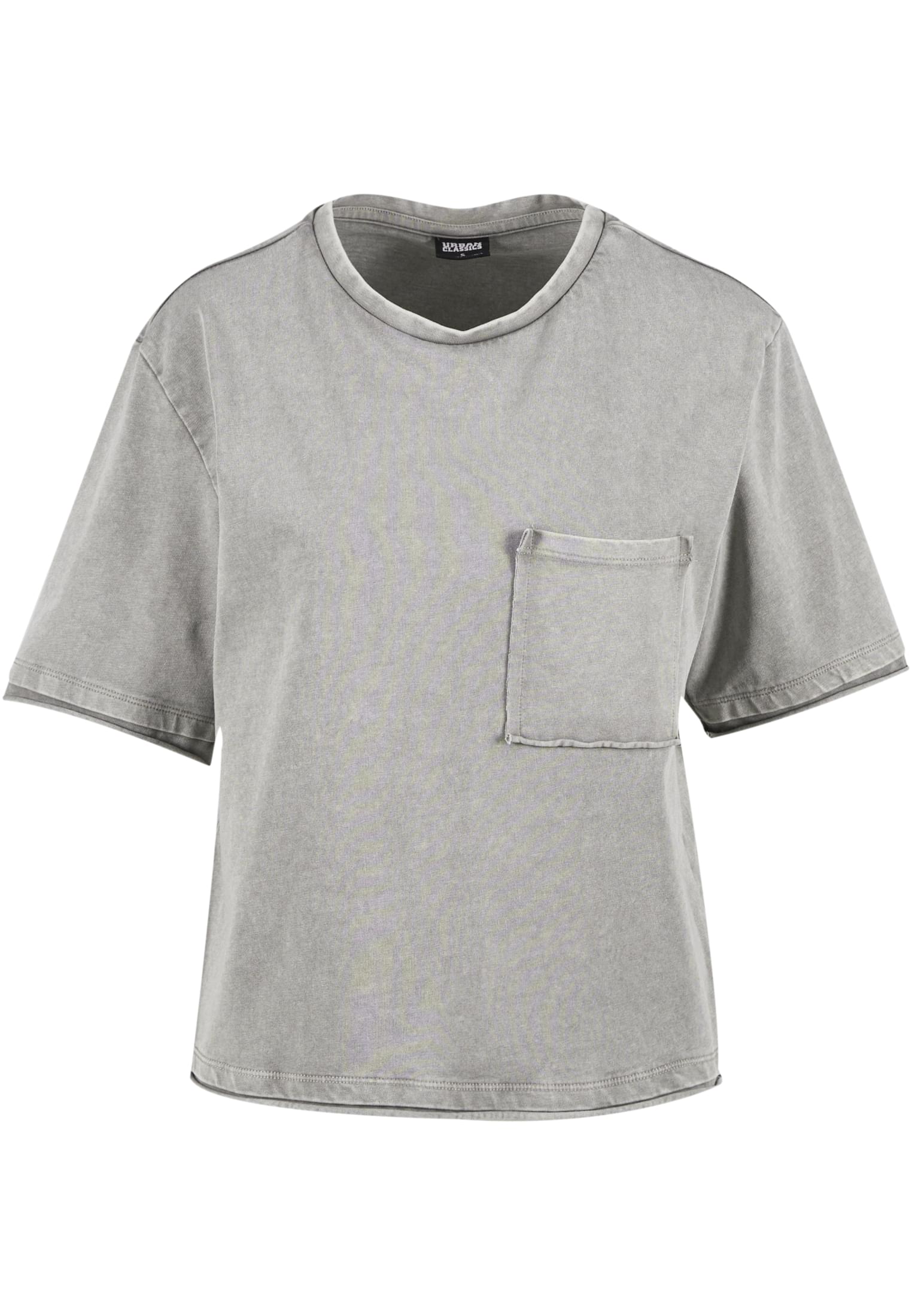 UC Ladies Camicia Washed Boxy steelgrey