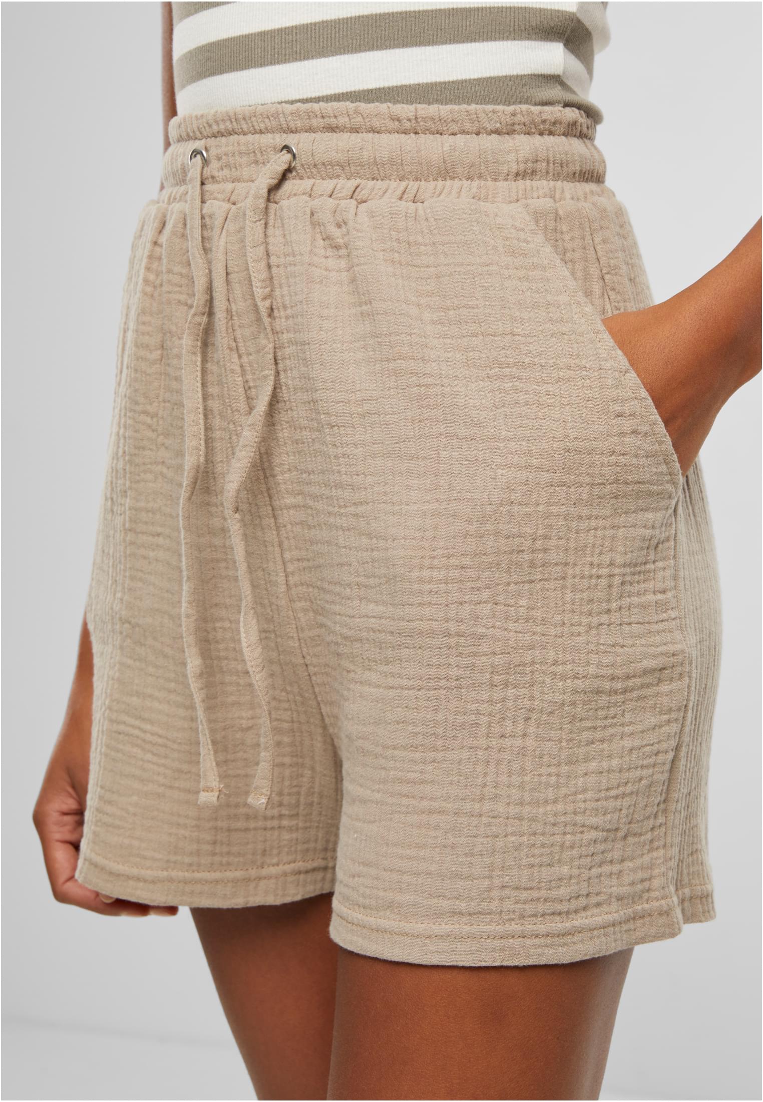 UC Ladies Pantaloncini Musselin chalkdust