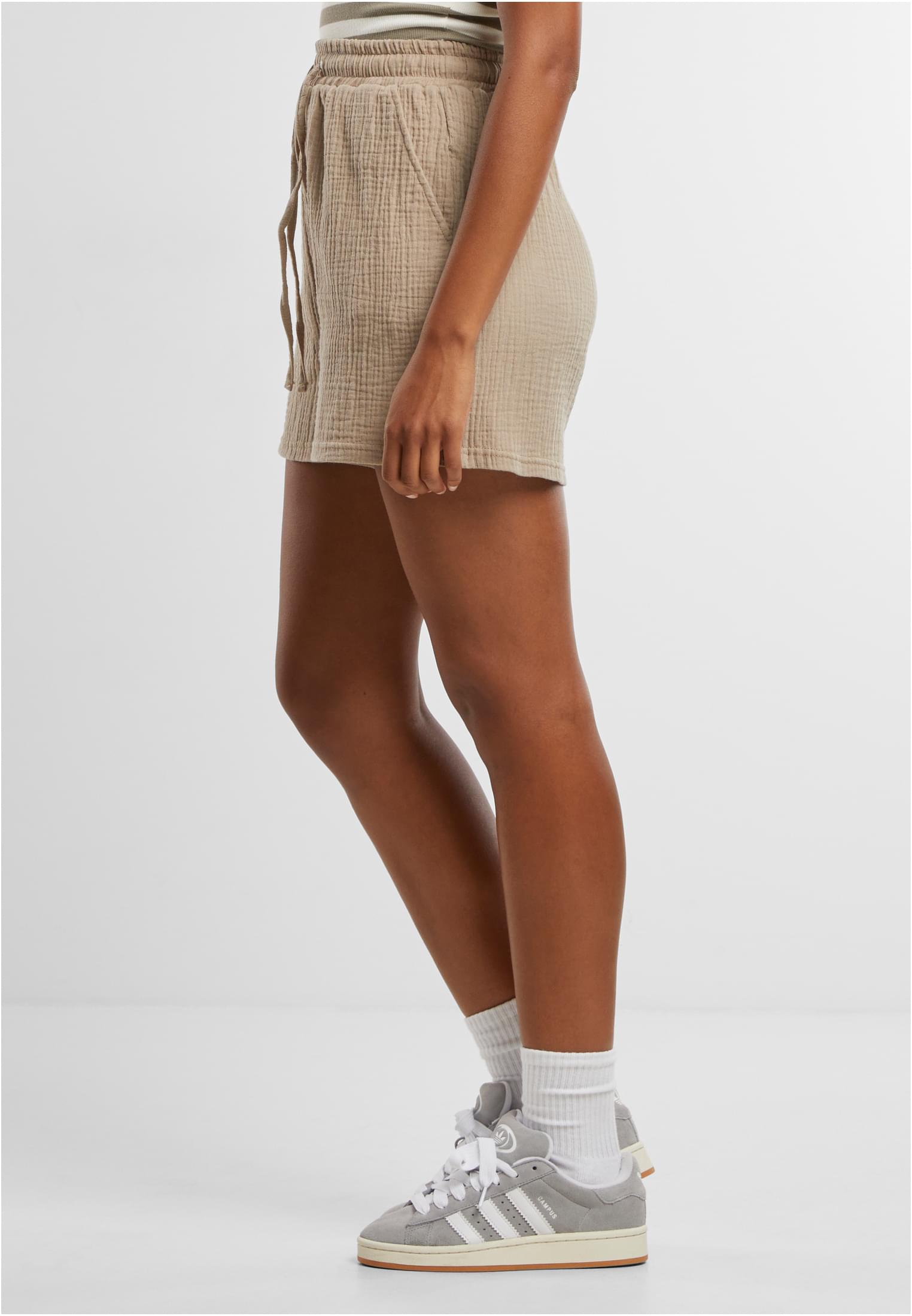 UC Ladies Pantaloncini Musselin chalkdust