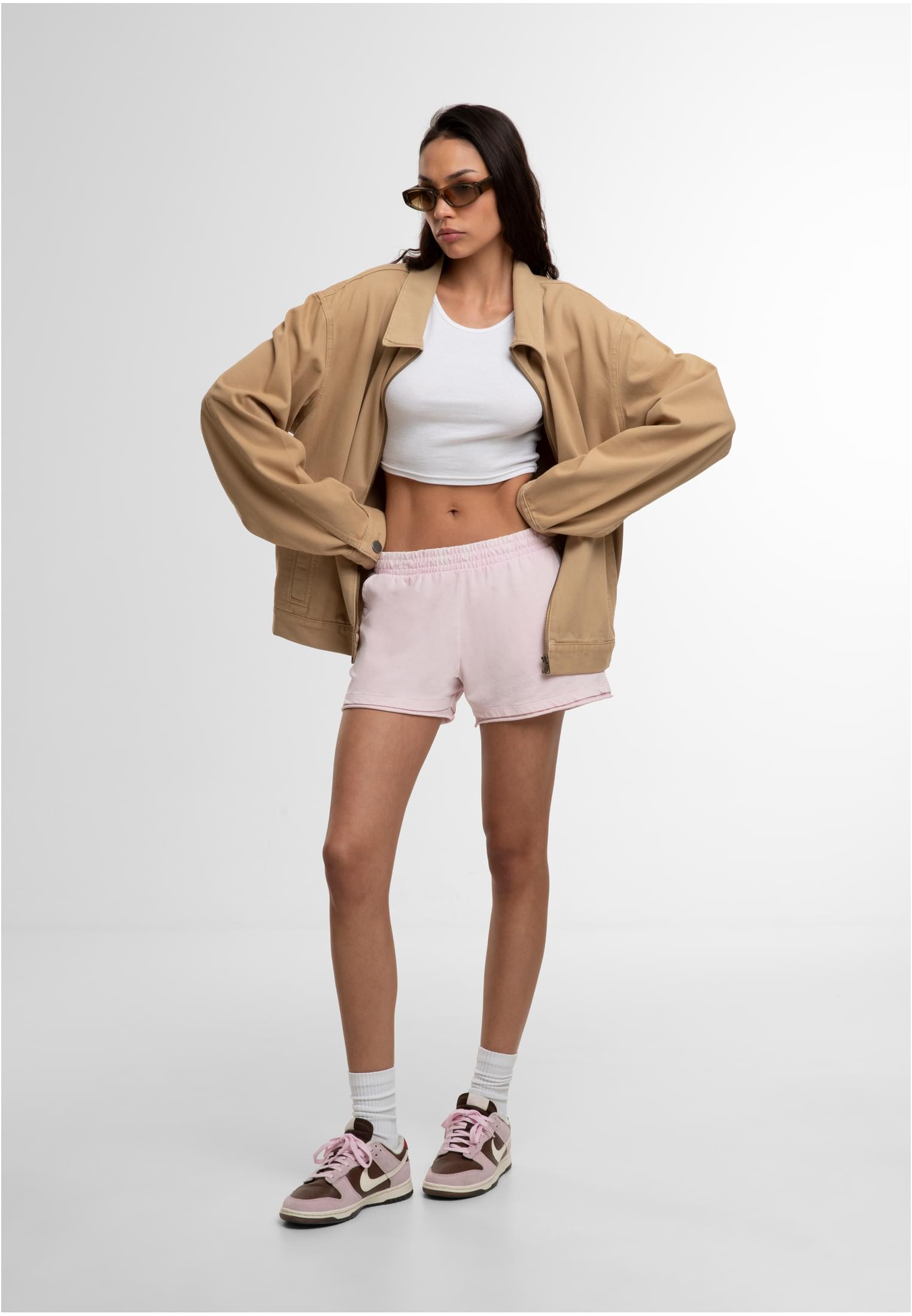 Urban Classics Pantaloncini Washed blushedrose