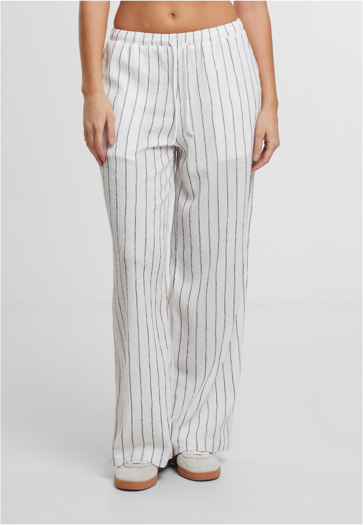 Urban Classics Pantaloni Structured Striped Relaxed Fit