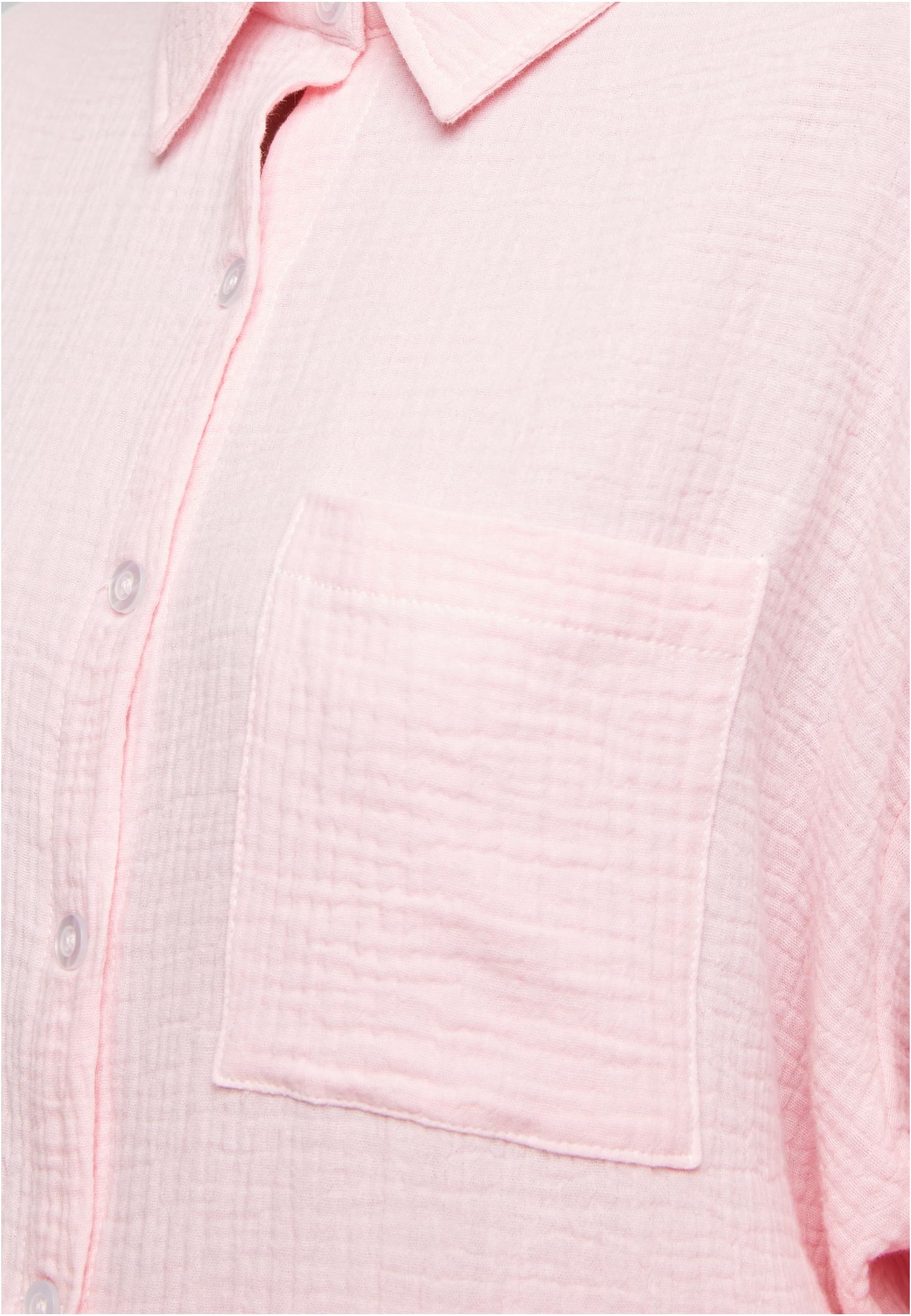 Urban Classics Blusa Oversized Musselin blushedrose