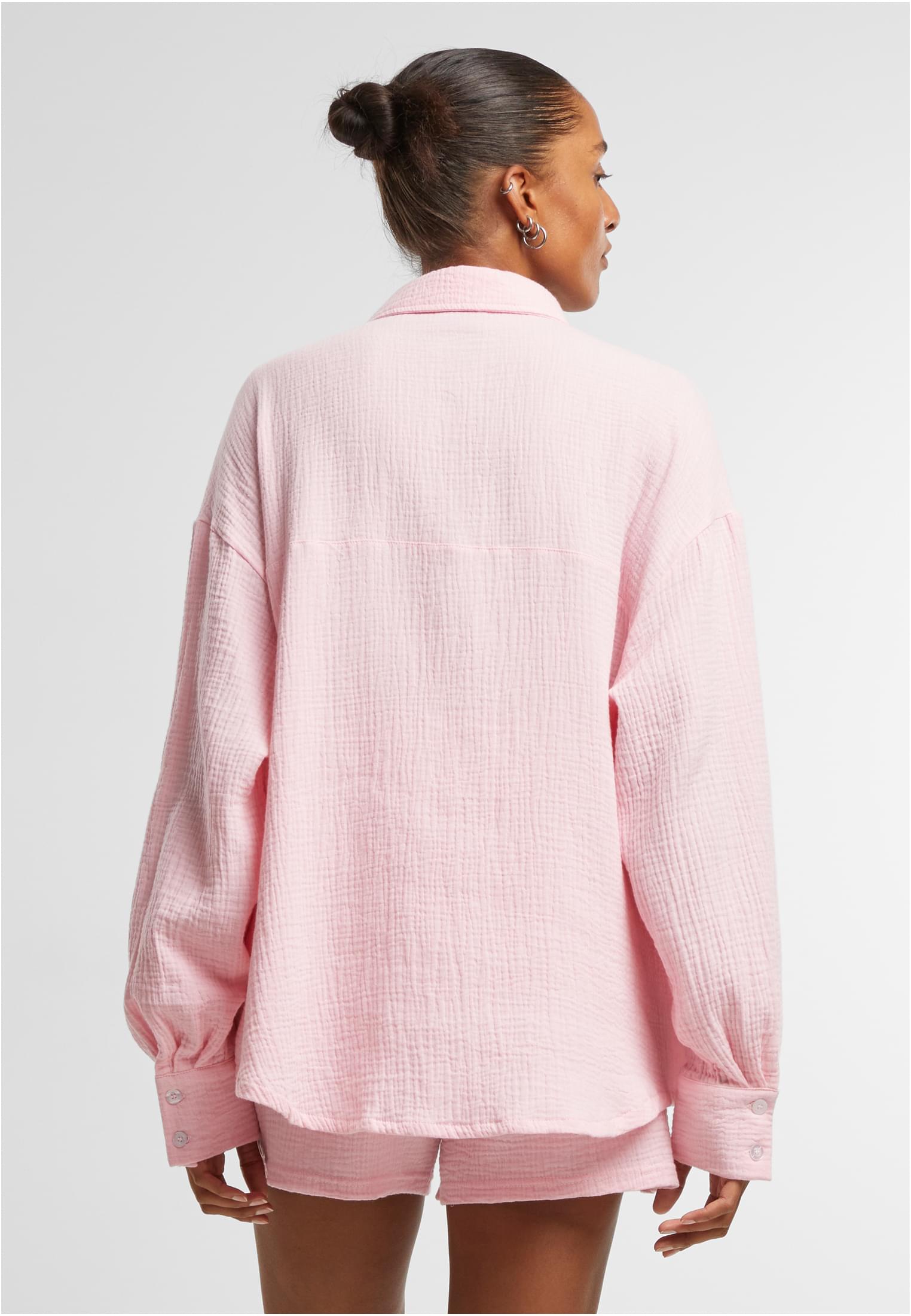 Urban Classics Blusa Oversized Musselin blushedrose