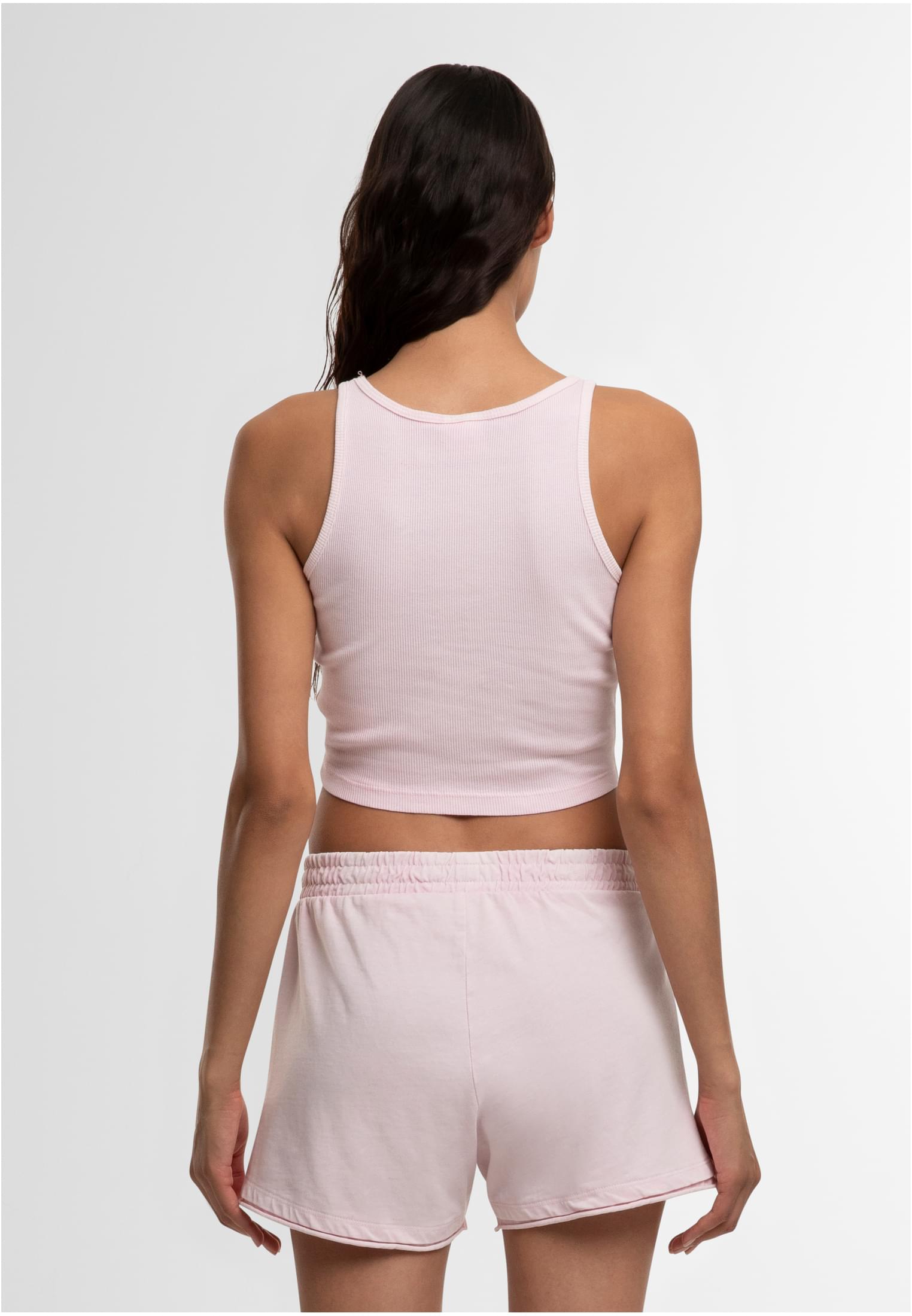 UC Ladies Maglia Washed Rib Cropped Top blushedrose