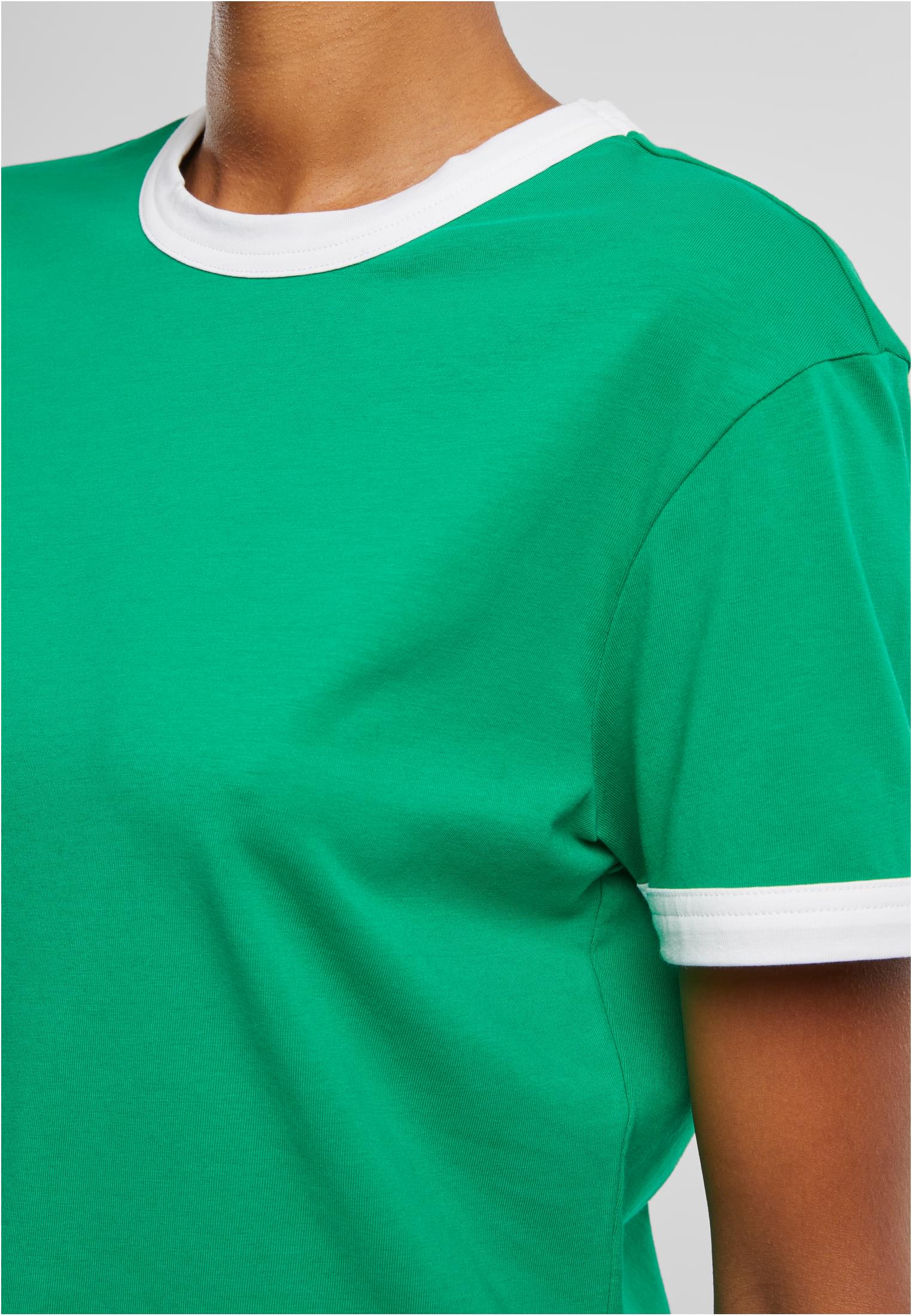 UC Ladies Maglietta Contrast Retro froggreen/white