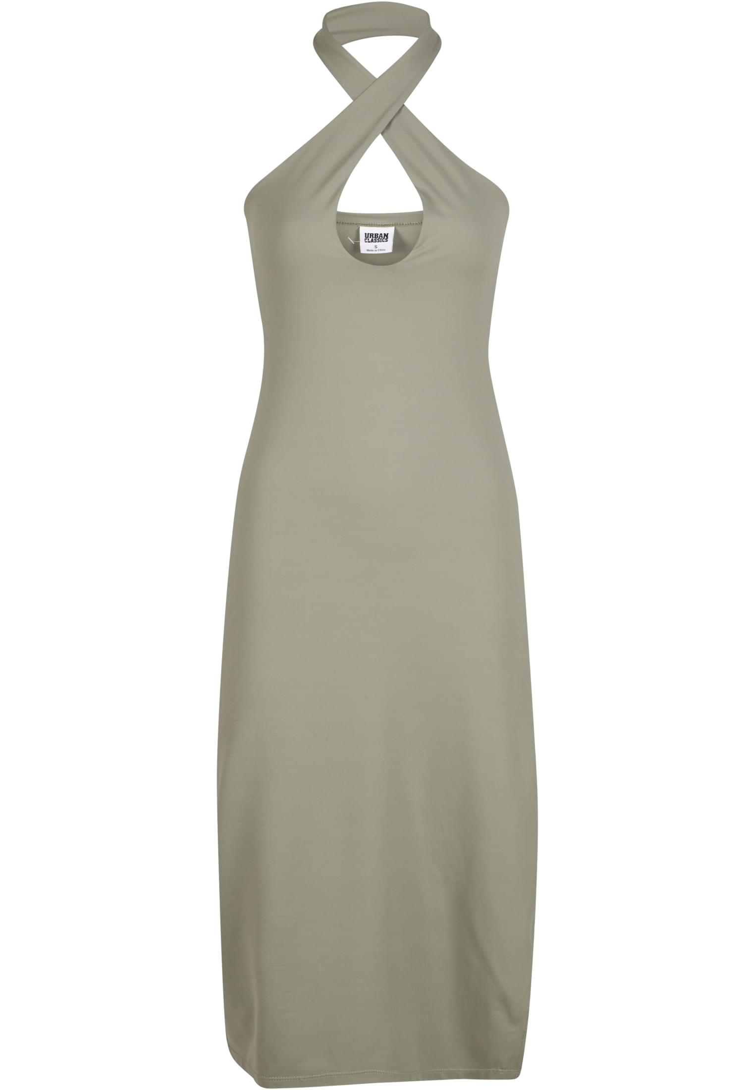 UC Ladies Abito Crossed Neckholder paleolive