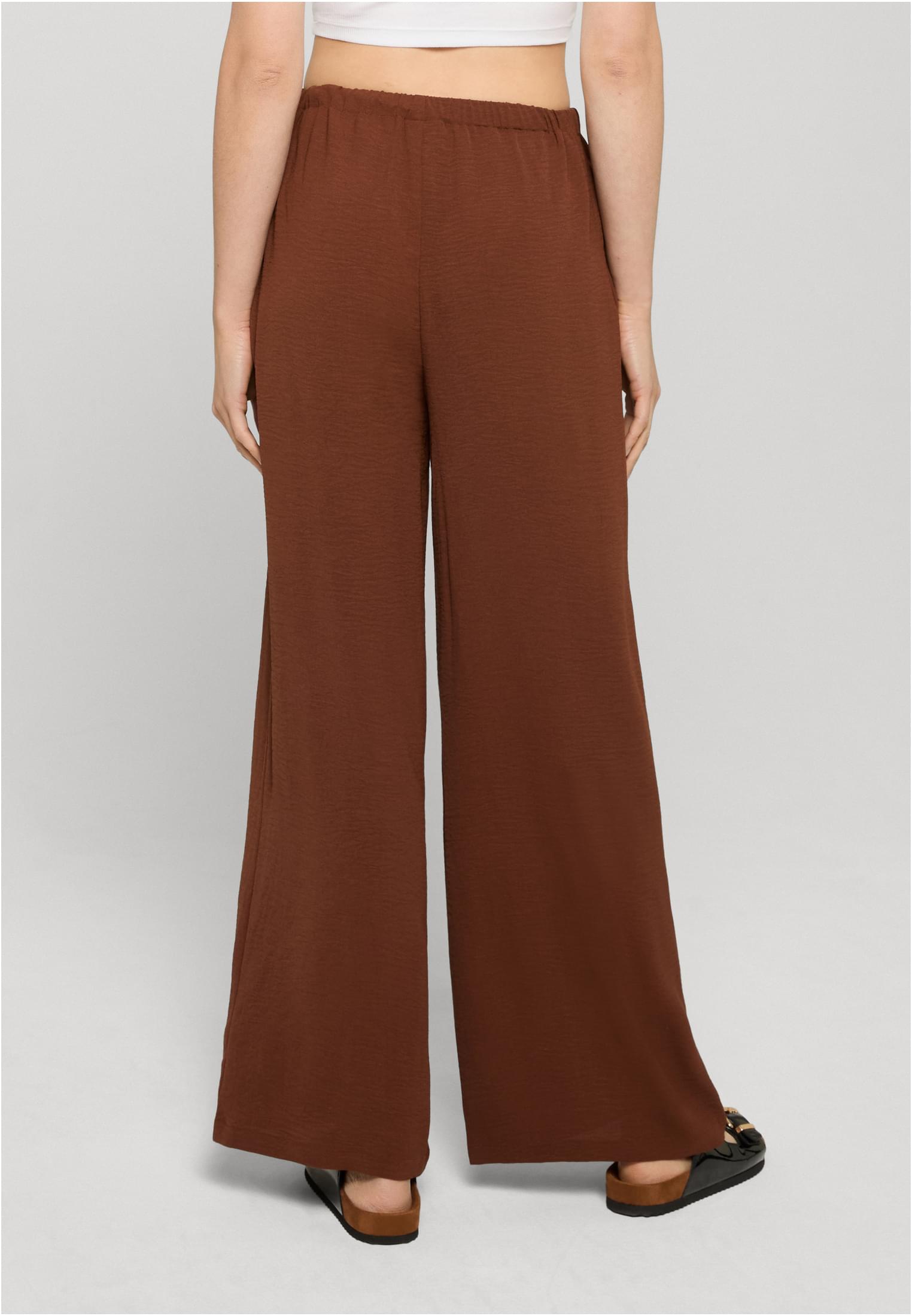 Urban Classics Pantaloni Structured Wideleg cinnamonbrown