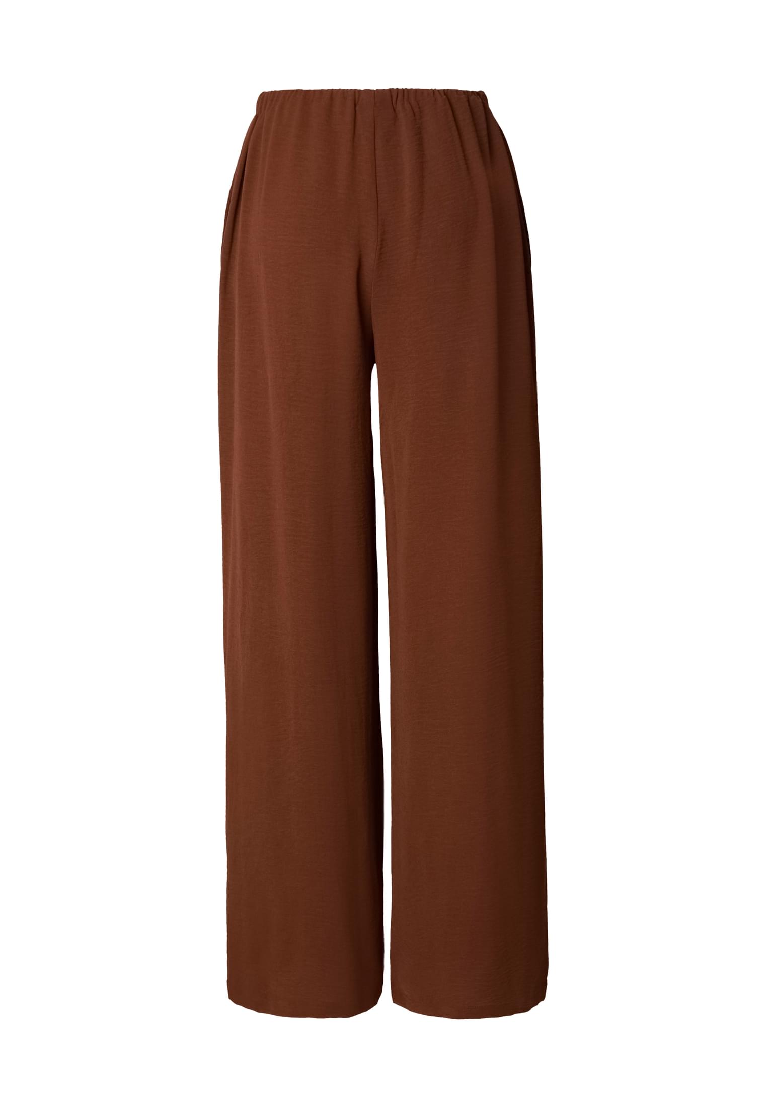 Urban Classics Pantaloni Structured Wideleg cinnamonbrown