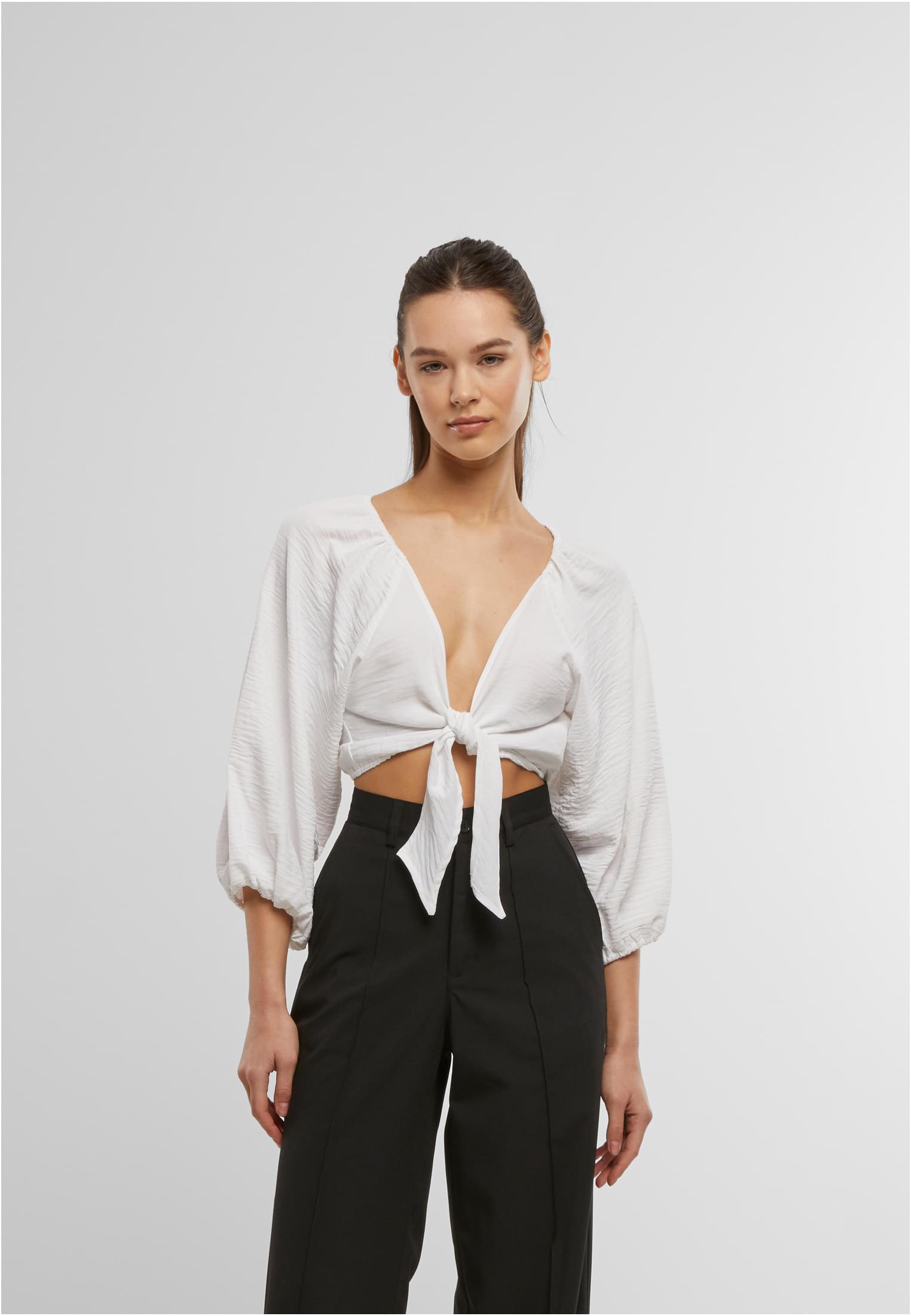UC Ladies Blusa Structured Knotted