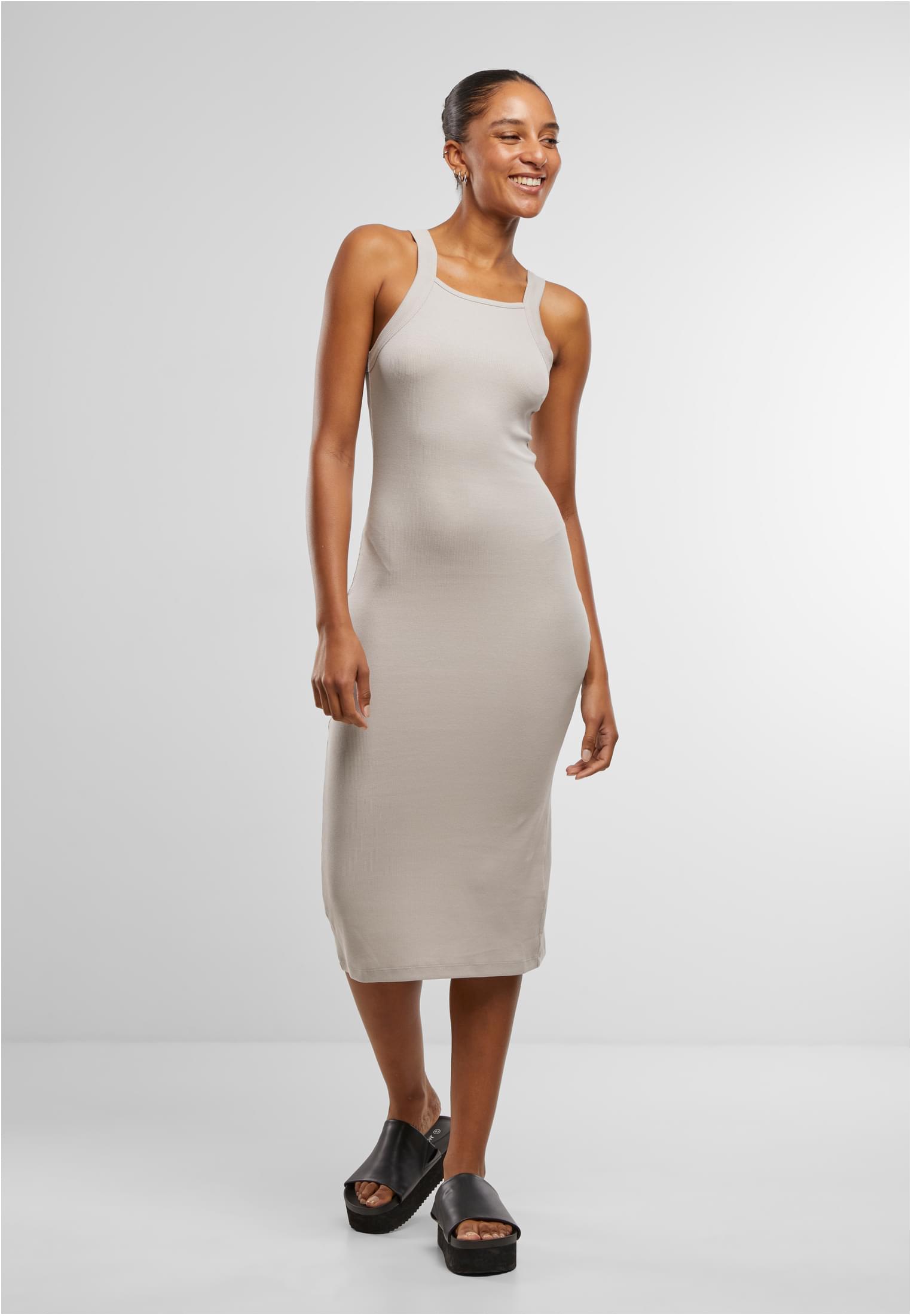 UC Ladies Abito Midi Rib cloud