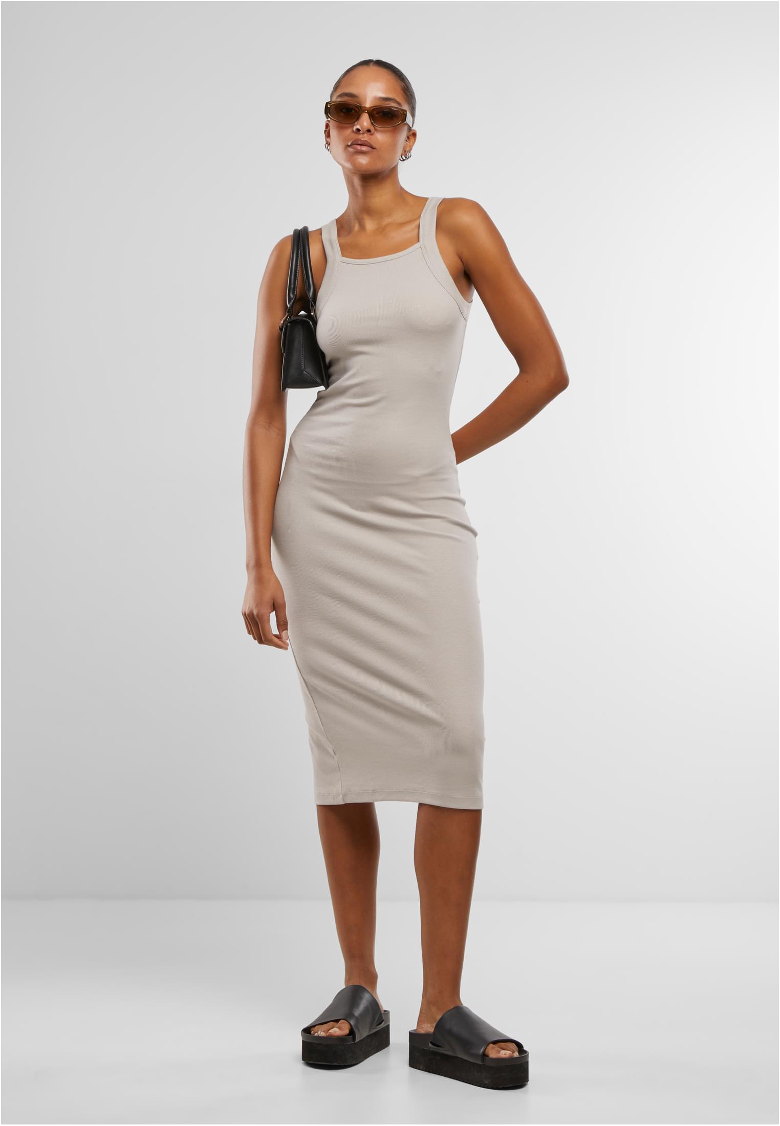 UC Ladies Abito Midi Rib cloud